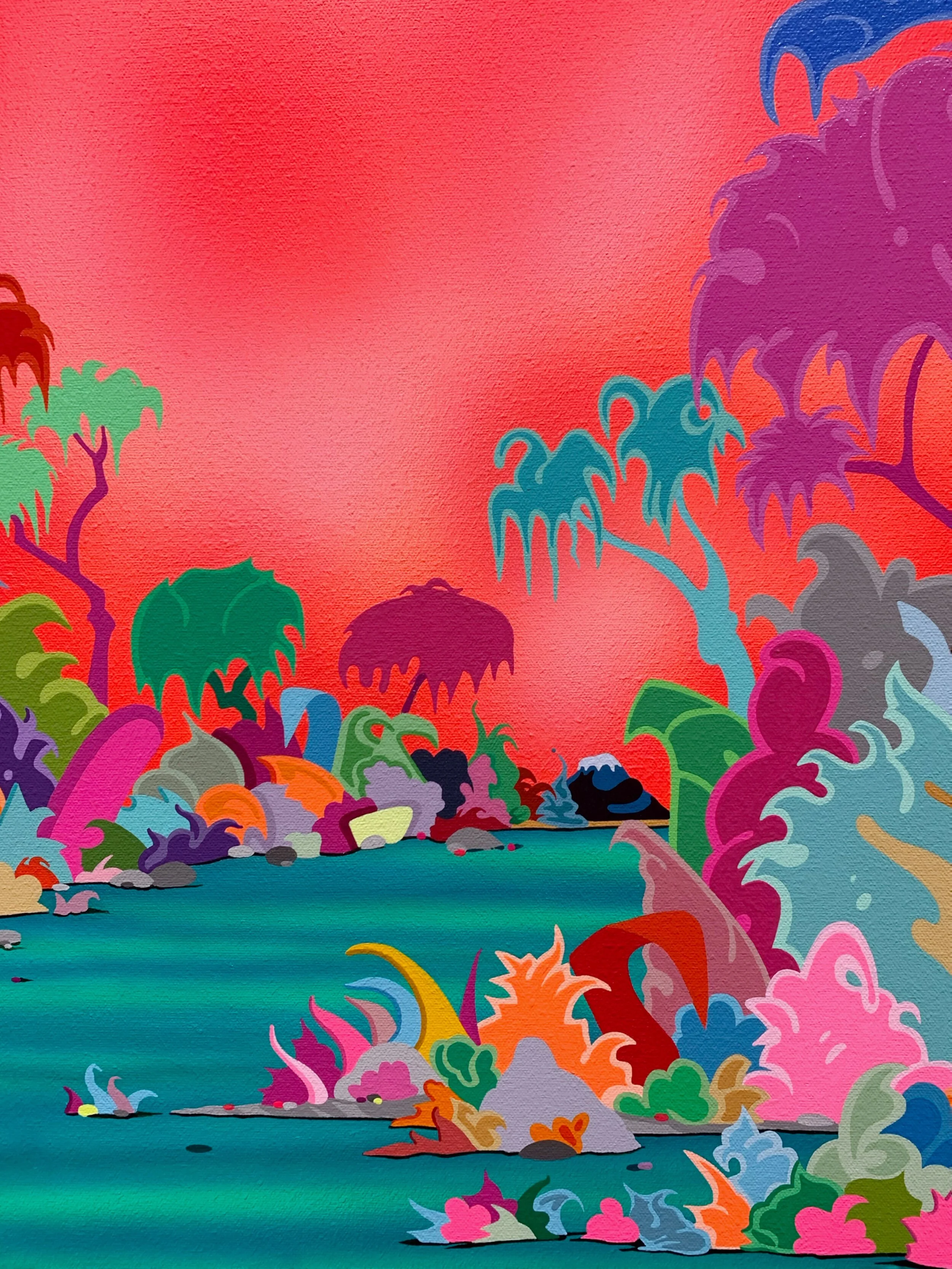 Exhibition “New Solitude” by Erik Parker at Over the Influence