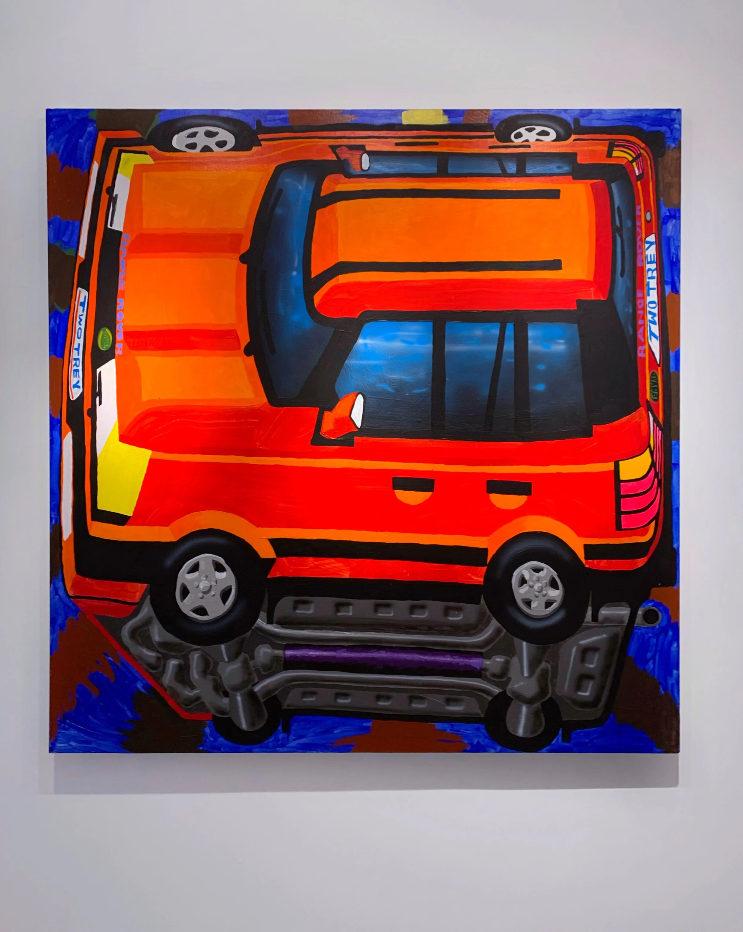 Exhibition “Swoosh” by Royal Jarmon at Over the influence