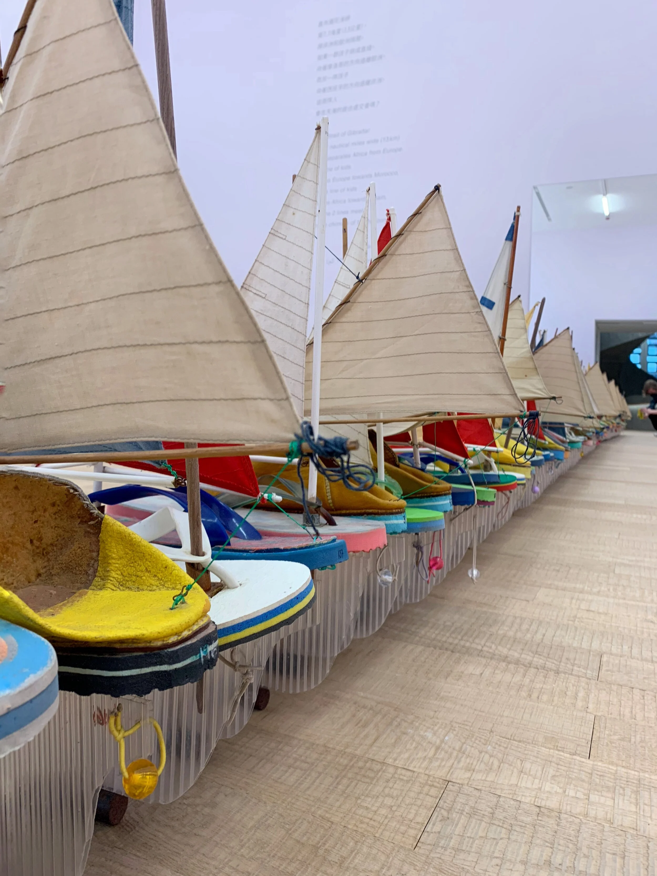 Exhibition “Wet feet __ dry feet: borders and games” by Francis Alÿs at Tai Kwun Contemporary