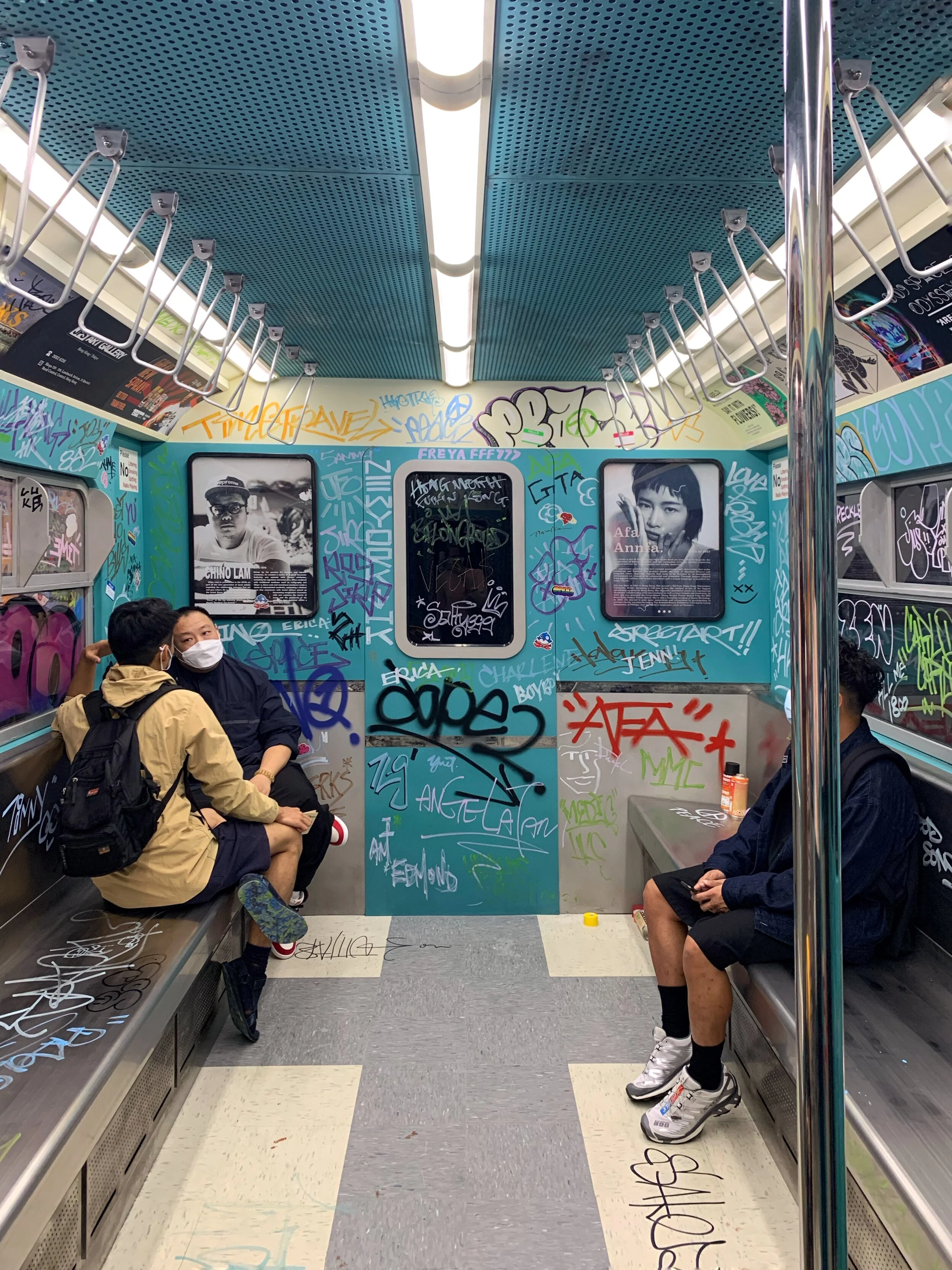 Art project “Time Travel” by Cope2 x Afa Annfa x Chino Lam at Belowground