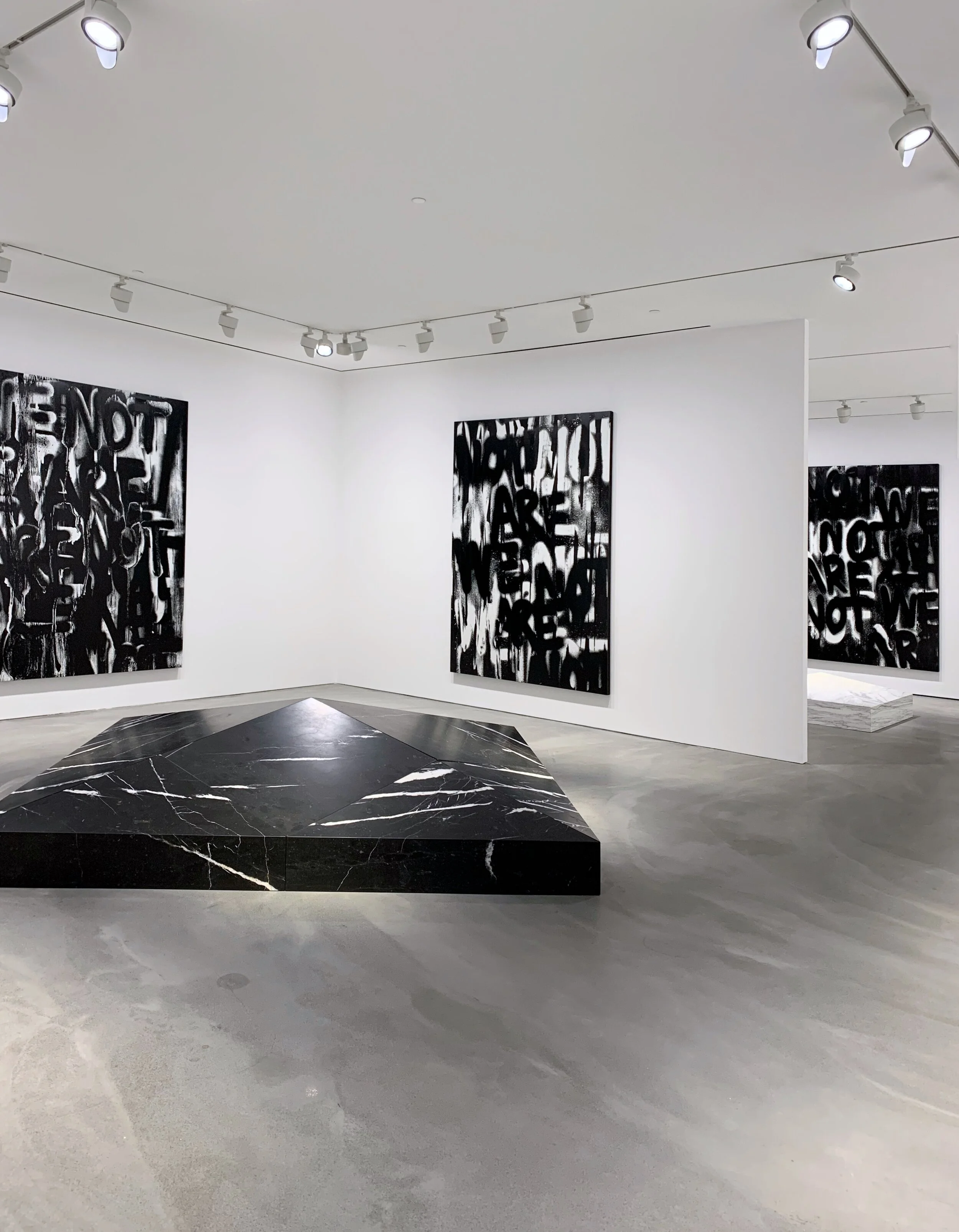 Duo exhibition by Adam Pendleton and David Adjaye at Pace