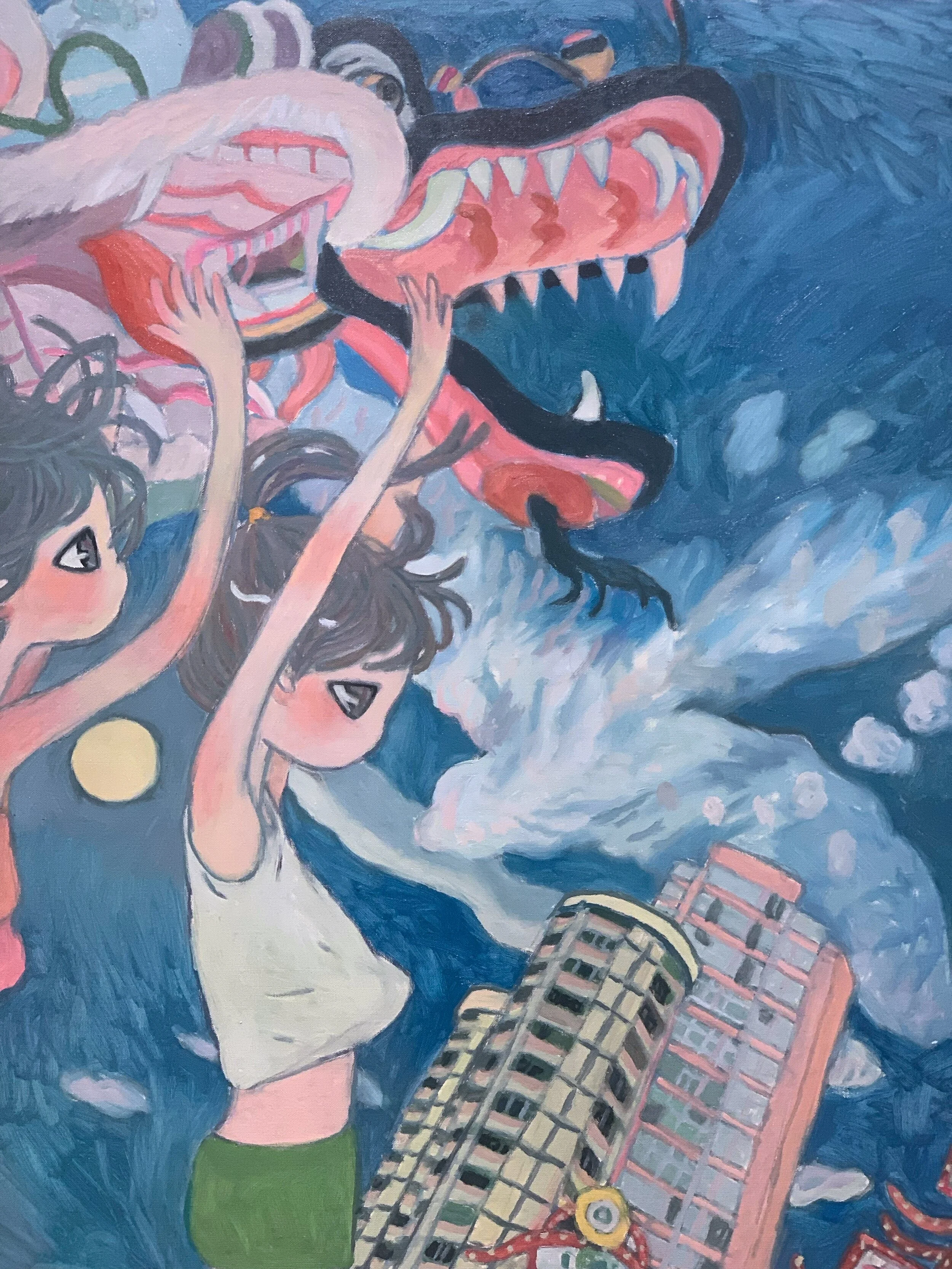 Aya Takano: begining, liminal, ego at Galerie Perrotin