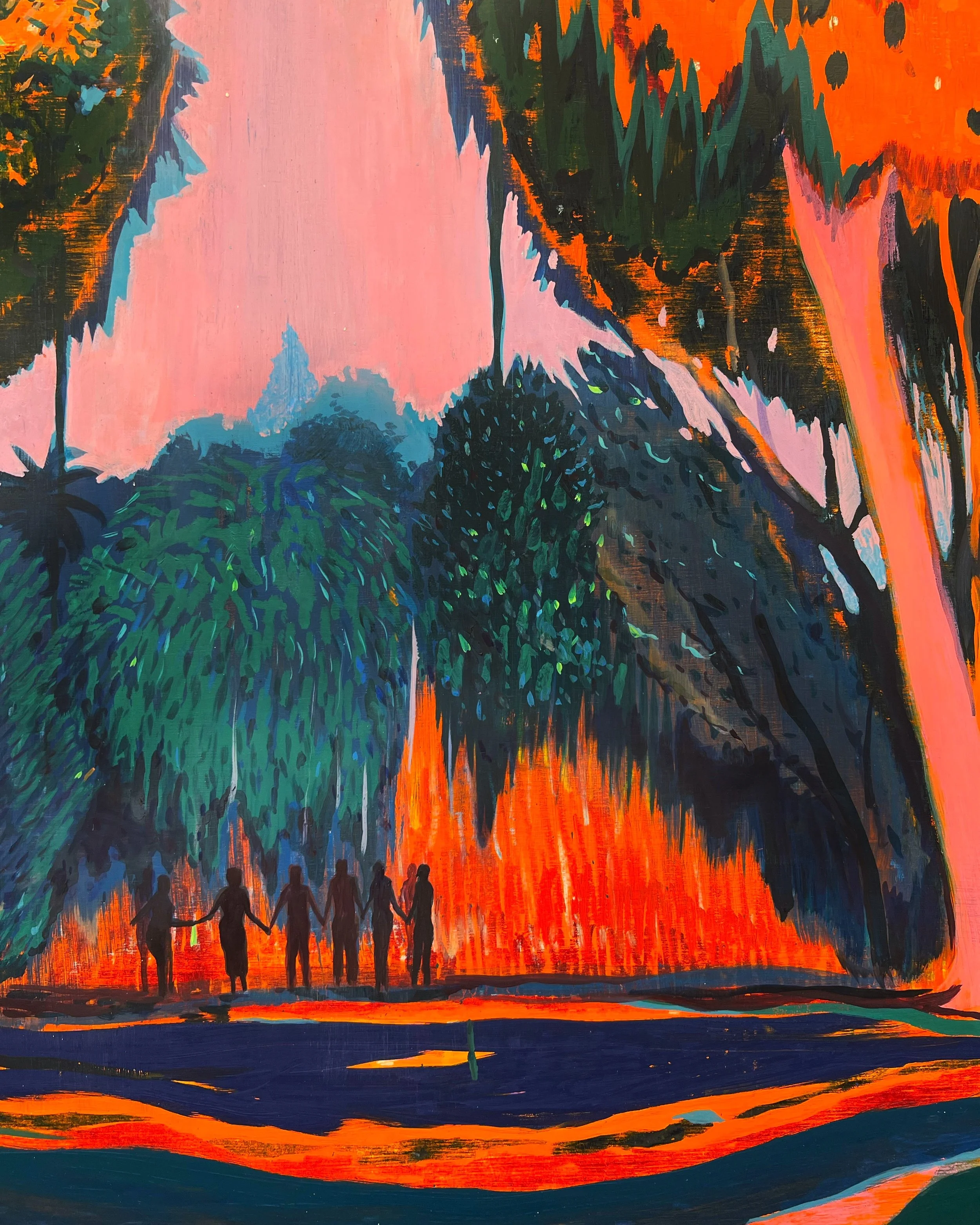 Jules de Balincourt: Birds on a Boat at Pace — galleries gal