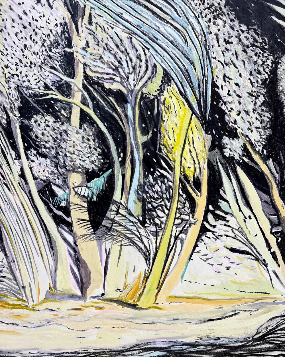 Jules de Balincourt: Birds on a Boat at Pace — galleries gal