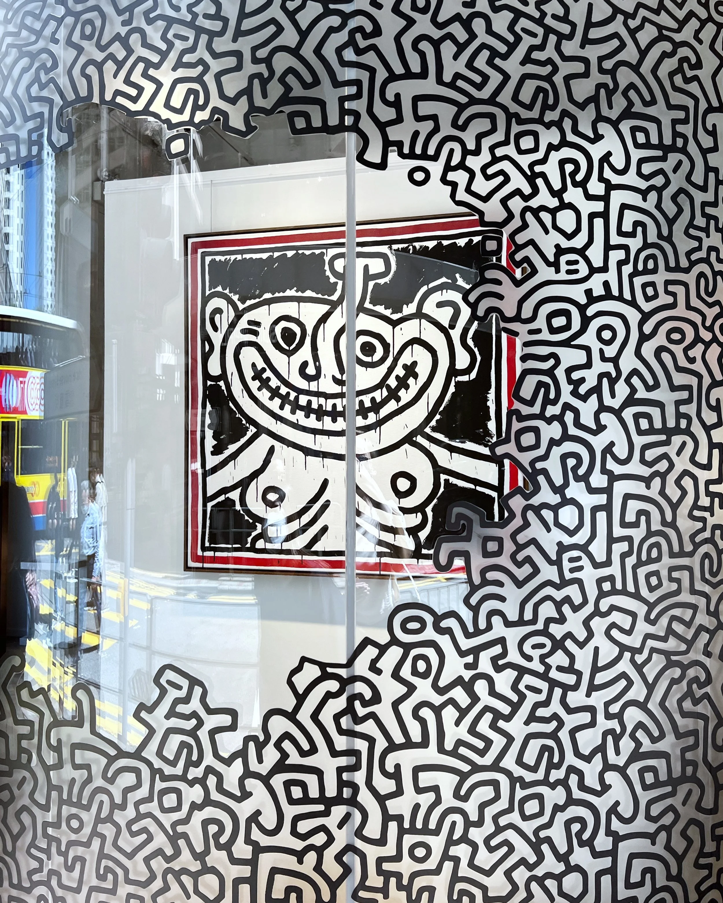 Basquiat, Haring and Scharf at Opera Gallery