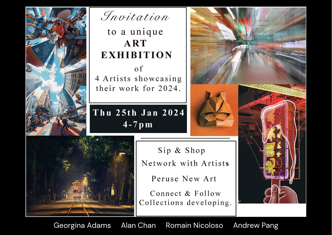 Happy Valley Artists: Sip and Shop Pop up Exhibition at Art Roof Top