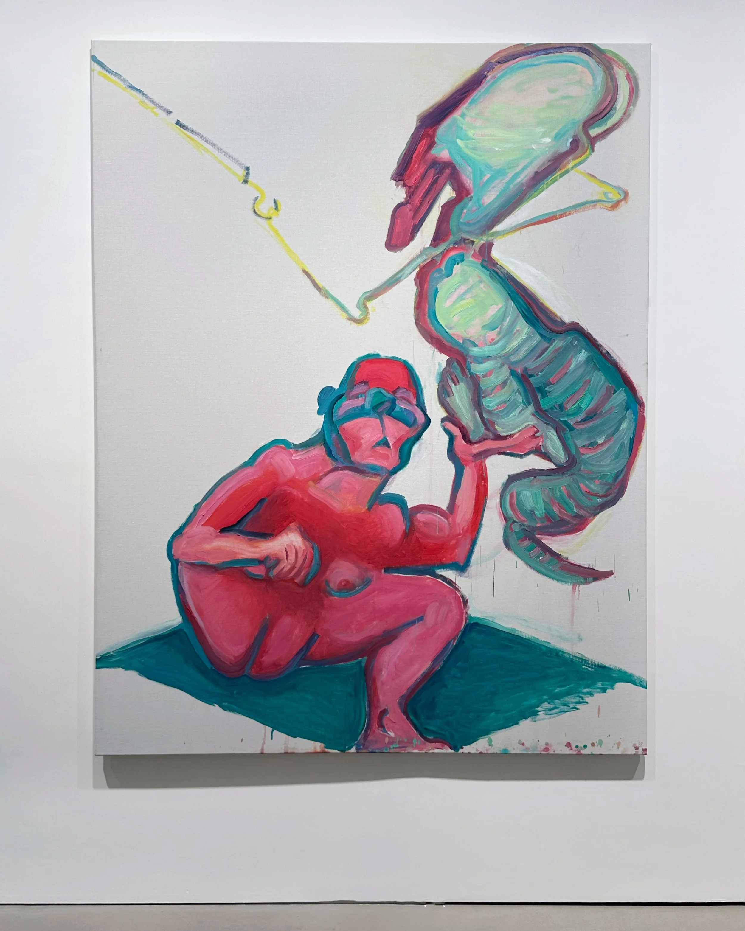 Maria Lassnig: Self With Dragon at Hauser&amp;Wirth