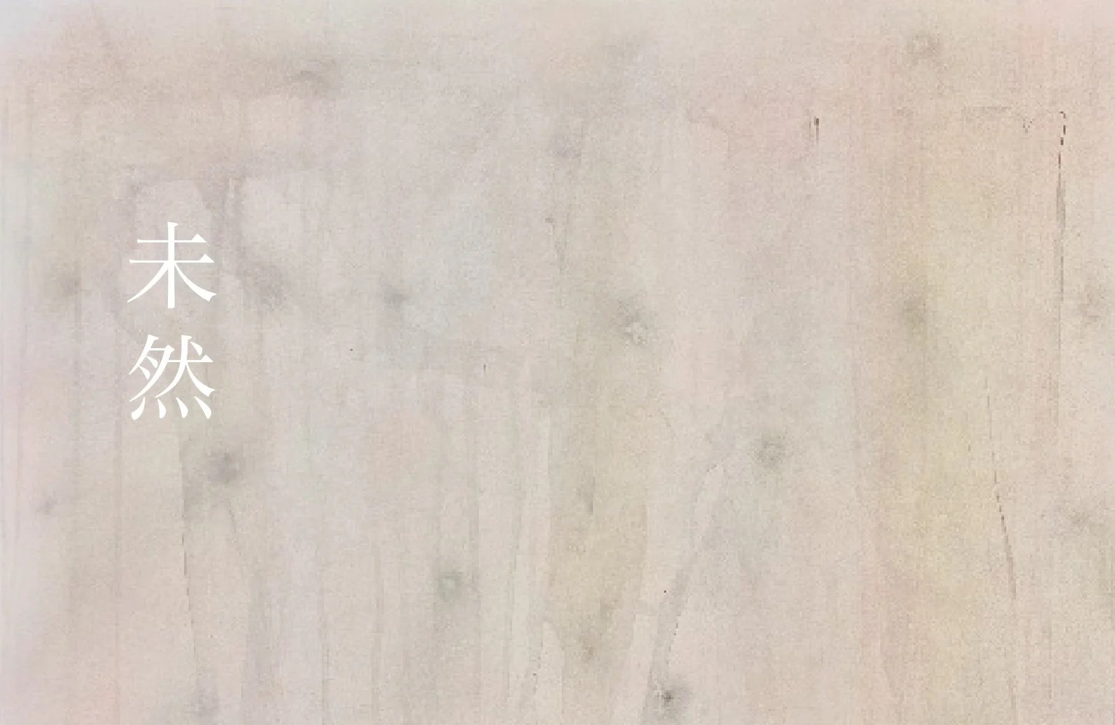 Seiji Sonoke: Mizen (Pre-Emergence) at I.F. Gallery