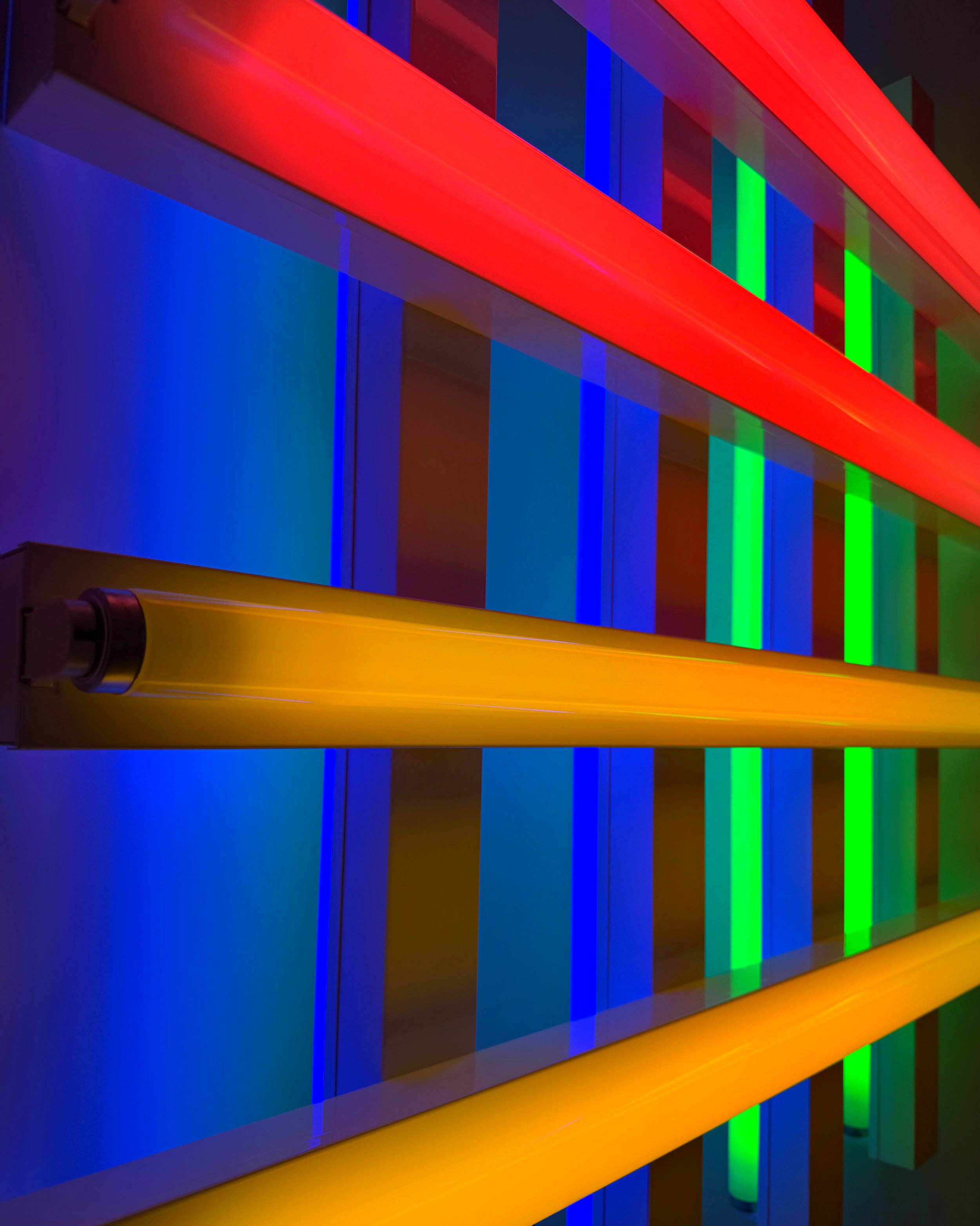 Dan Flavin: Grids at David Zwirner