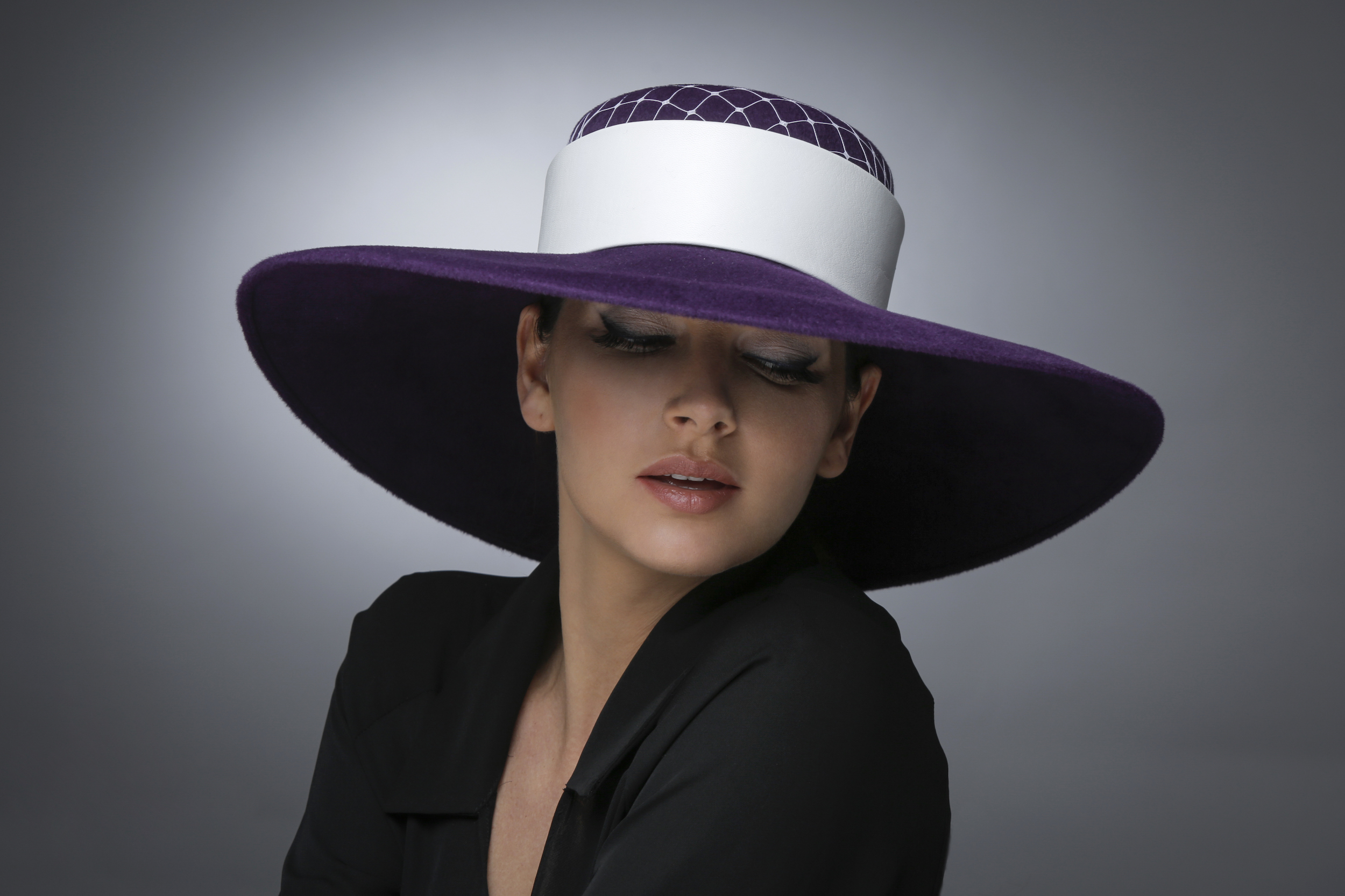 FELT ARIADNA HAT (PURPLE)