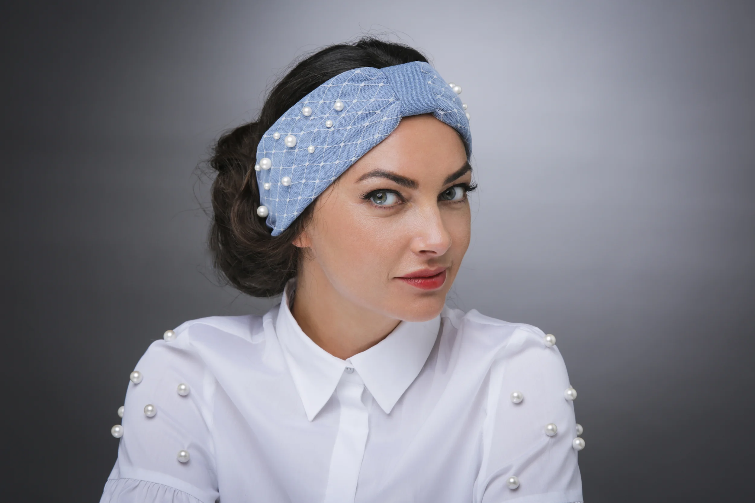 DENIM TURBAN 