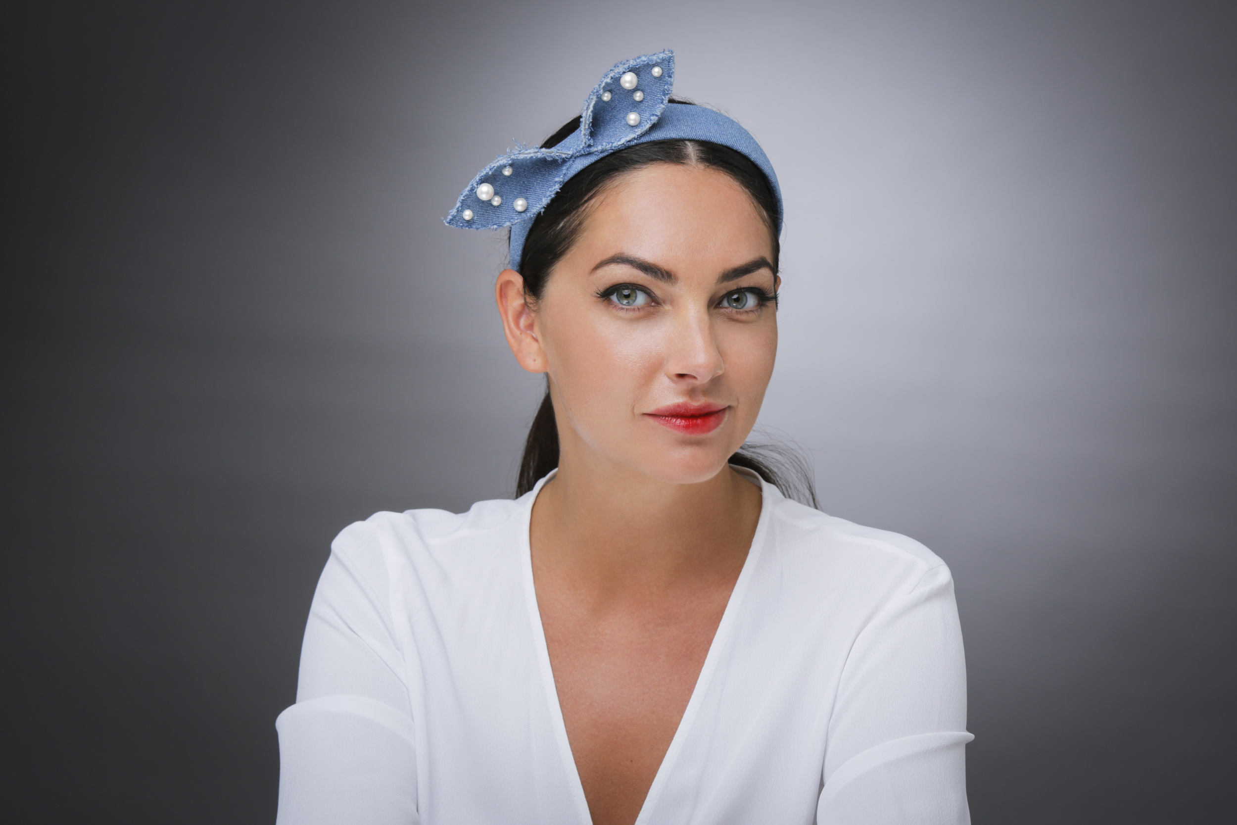 SMALL ALICE BOW HEADBAND 