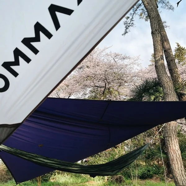 桜を愛でる HAMMOCK CAMP
