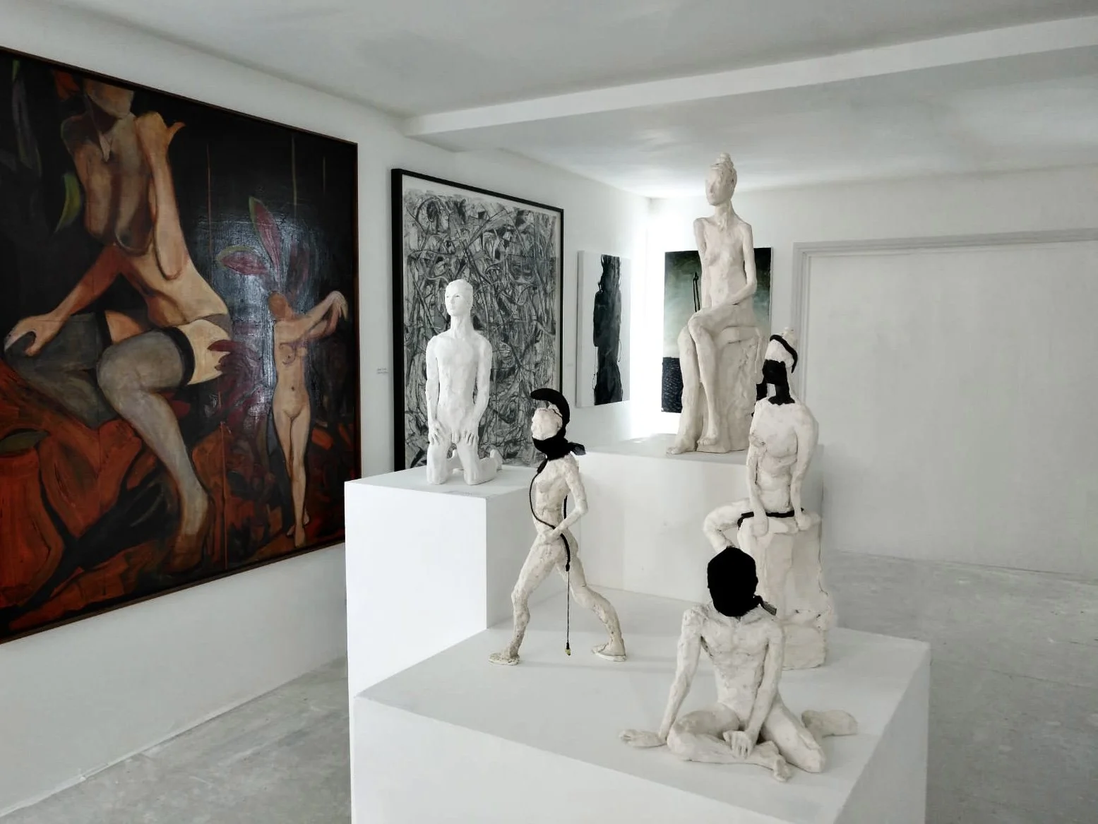 Installation View of ‘Transgression Through Pigment’ London, 2019