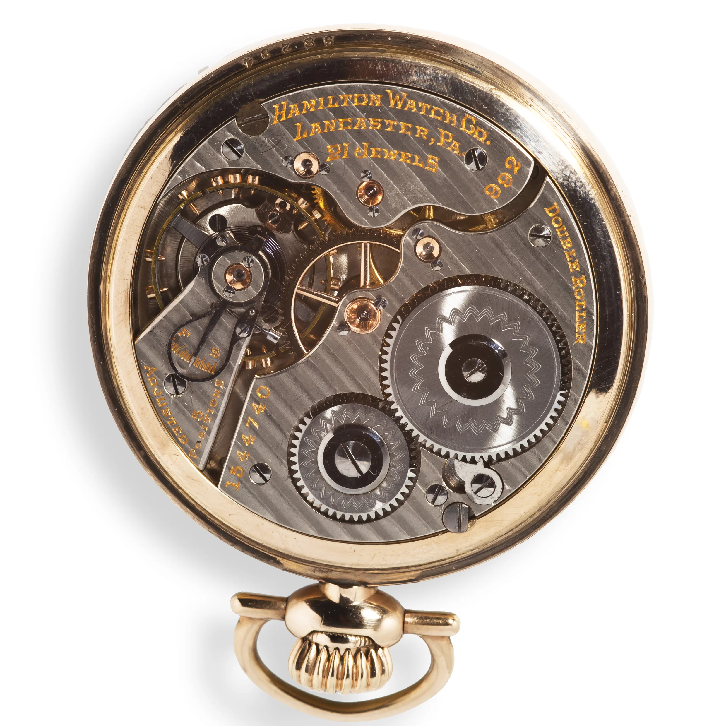 hamilton pocket watch 992 double roller