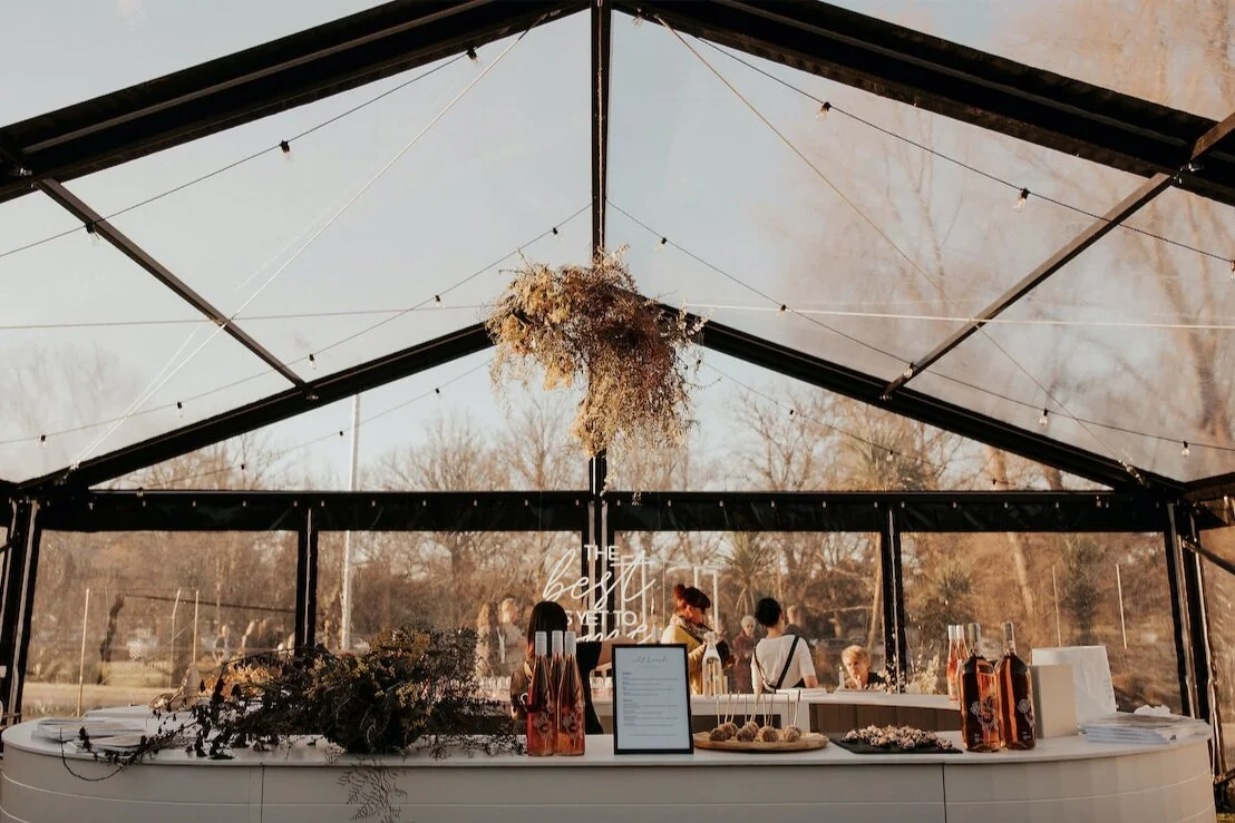 Black Clear Marquee Hire | Wedding 