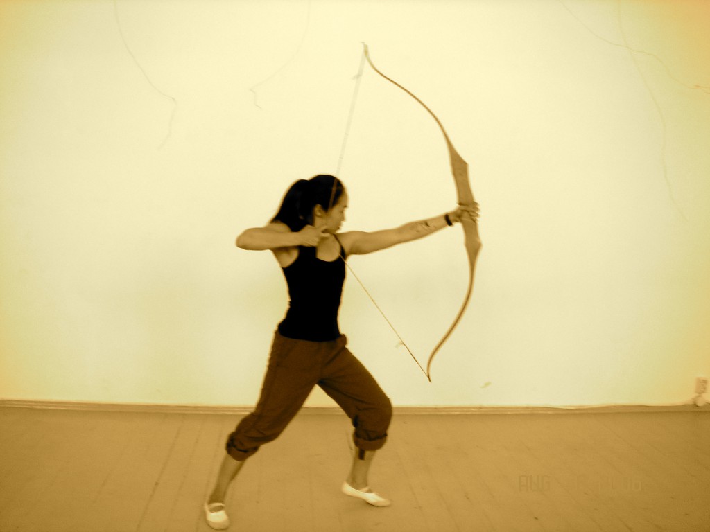 Archery Practice in Bishkek, Kyrgyzstan