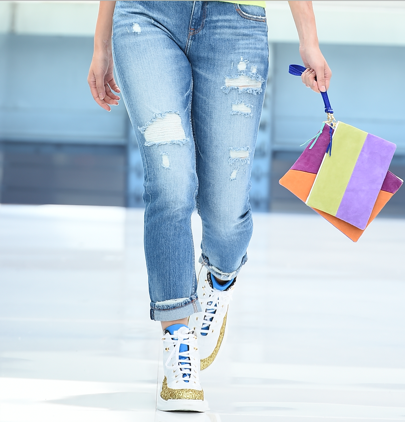 Stilts Shoes - Retro Basket Rockstar Sneaker