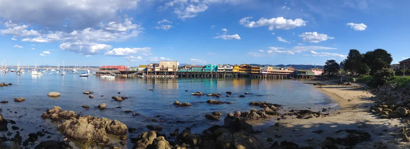 A view of Old Fisherman’s Wharf in Monterey
