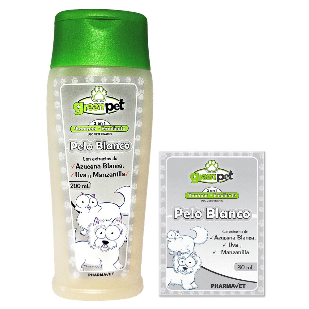 Shampoo Pelo Blanco — Pharmavet Laboratorios