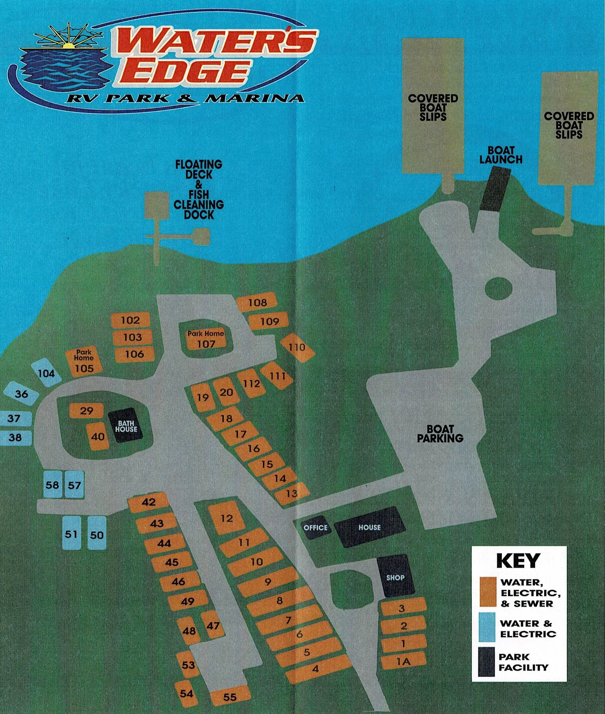 RV Sites — Water's Edge