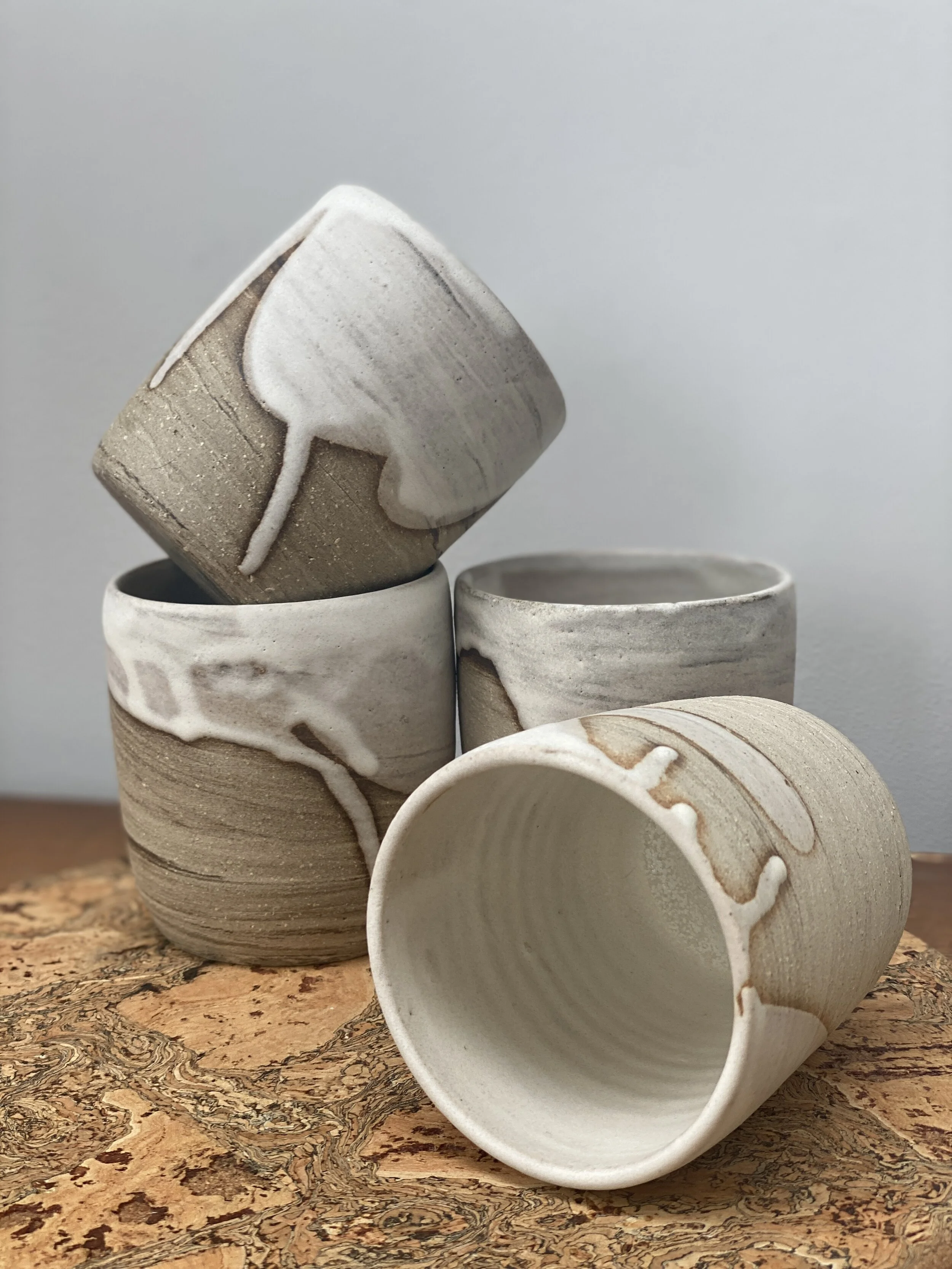 Beachside coffee tumblers