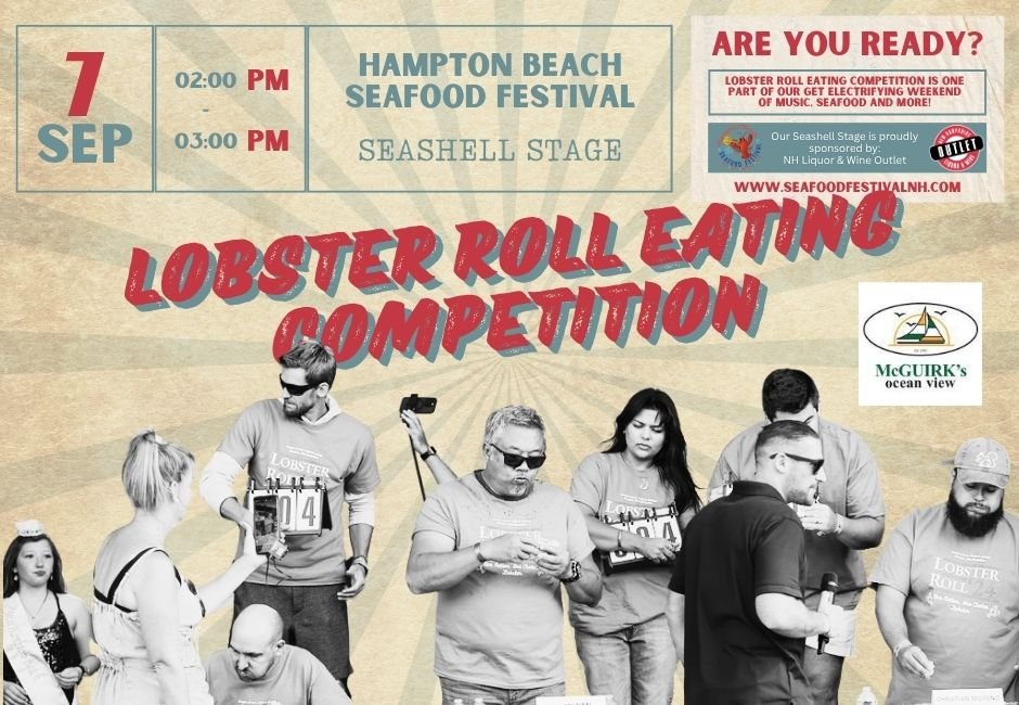 Seashell Stage: LOBSTER ROLL EATING COMPETITION