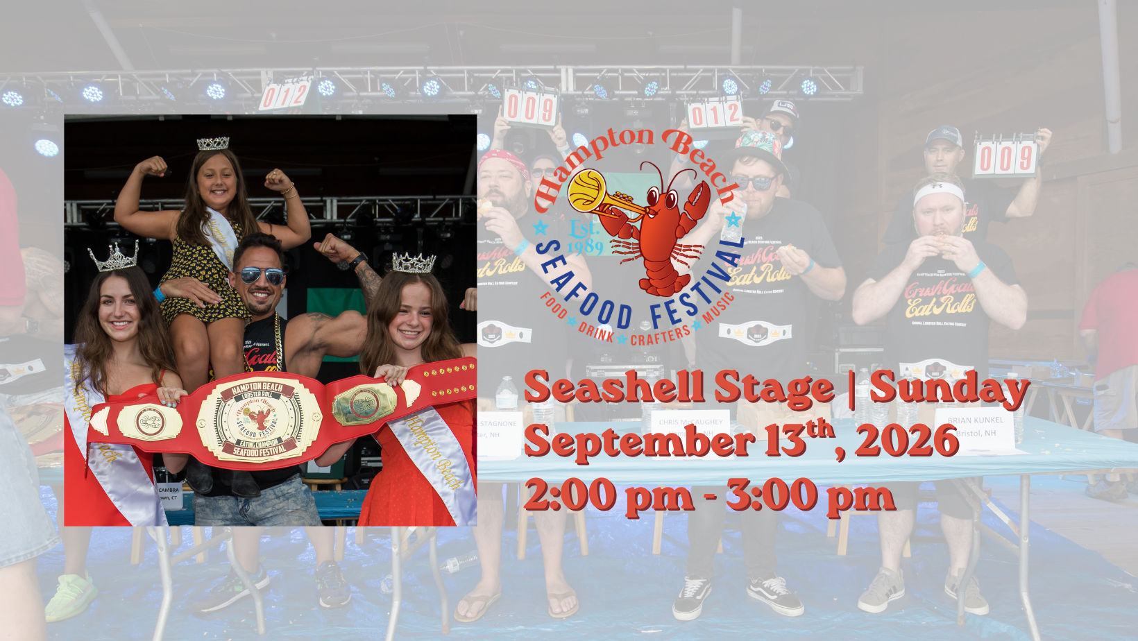 Lobster Roll Eating Competition - Seashell Stage