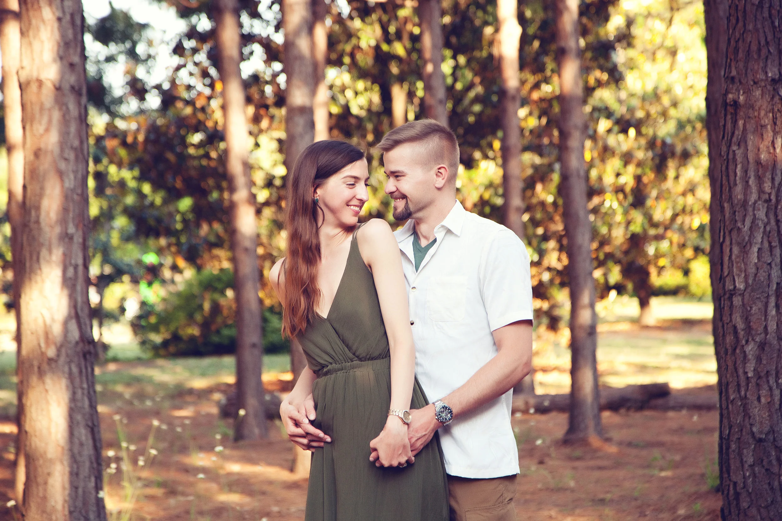 Rustic Engagement Session at Hampton Park