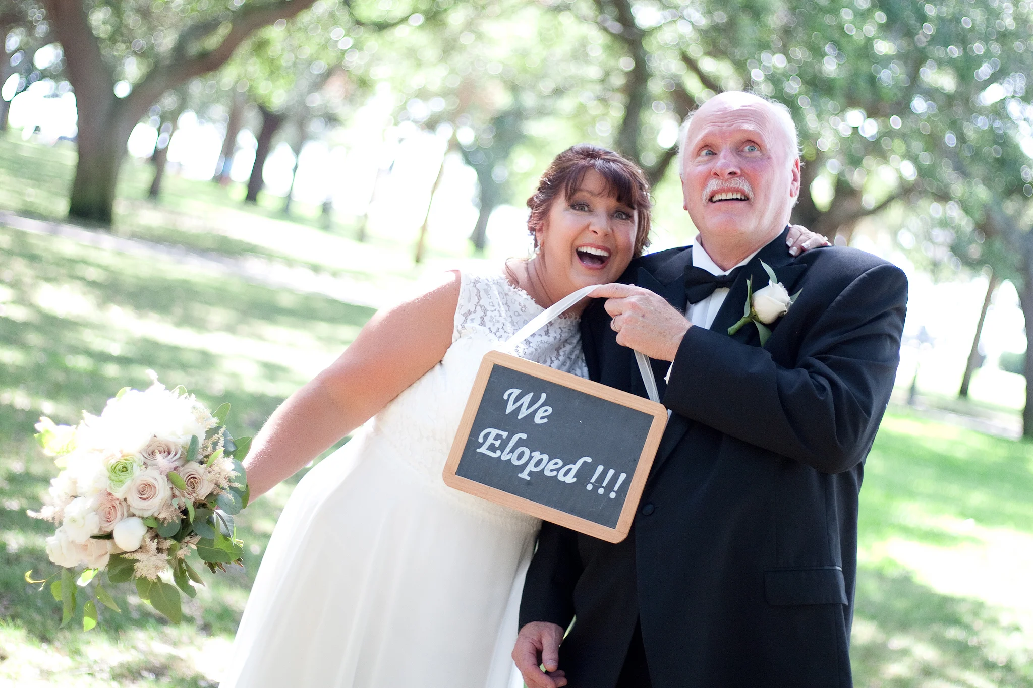 Gary and Regina's Elopement at White Point Gardens