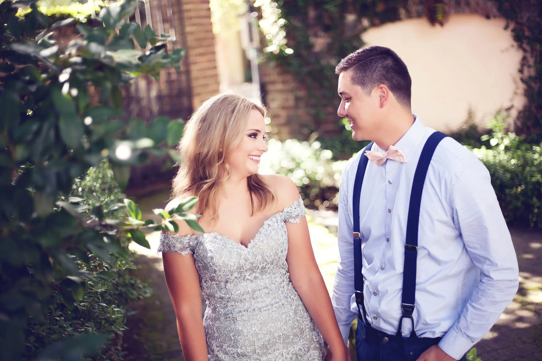 Demi and Justin's Engagement Photo Session in downtown Charleston, SC