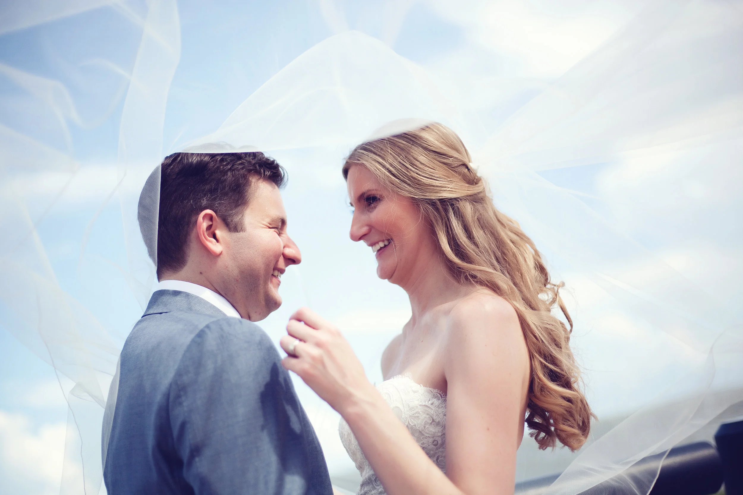 Kelly + Jake's intimate wedding at Waterfront Park Pineapple Fountain