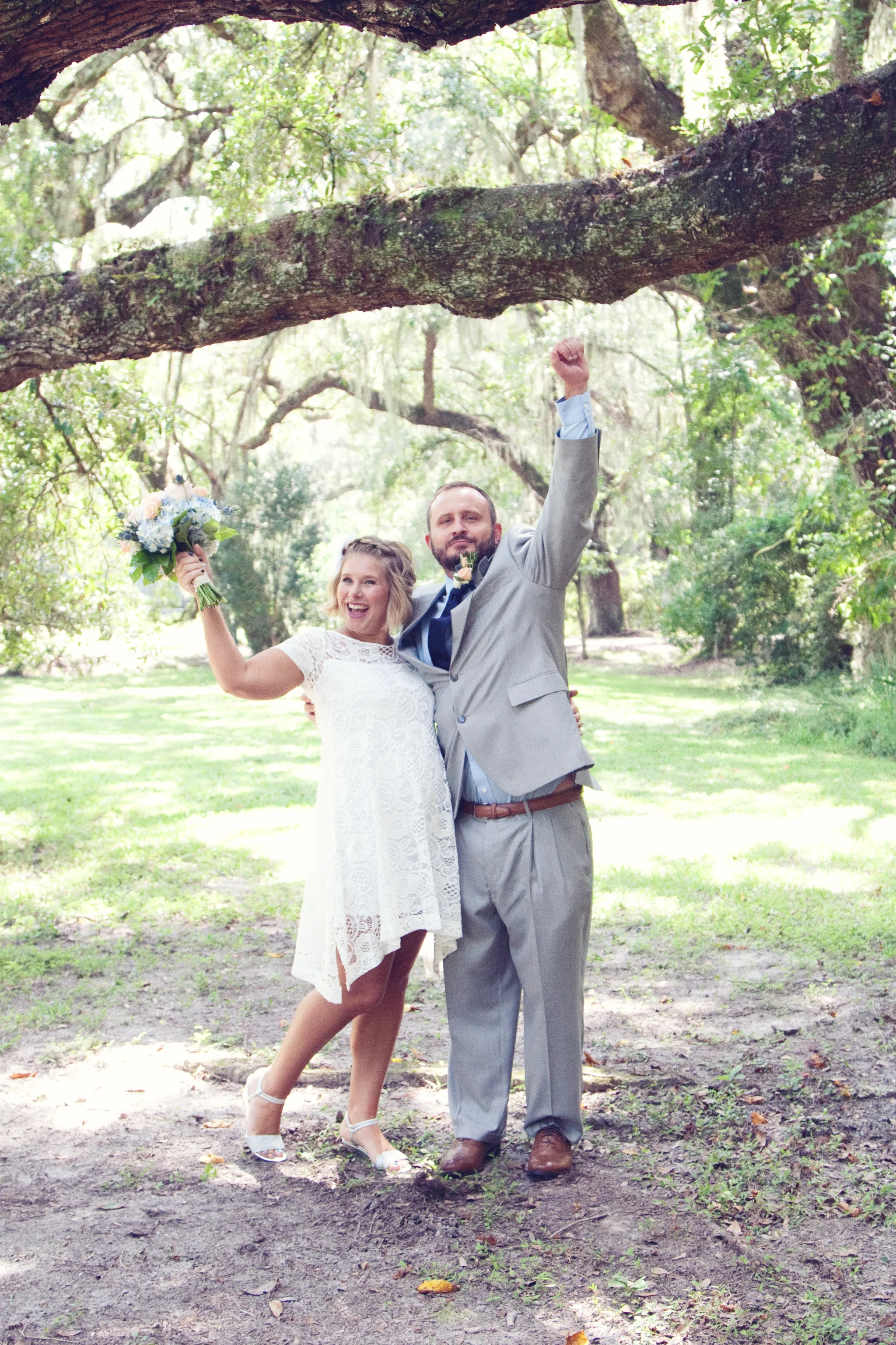 Emily and Brandon's Elopement at Magnolia Plantation and Gardens