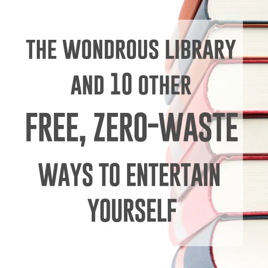 The wondrous library and 10 other FREE, ZERO-WASTE ways to entertain yourself