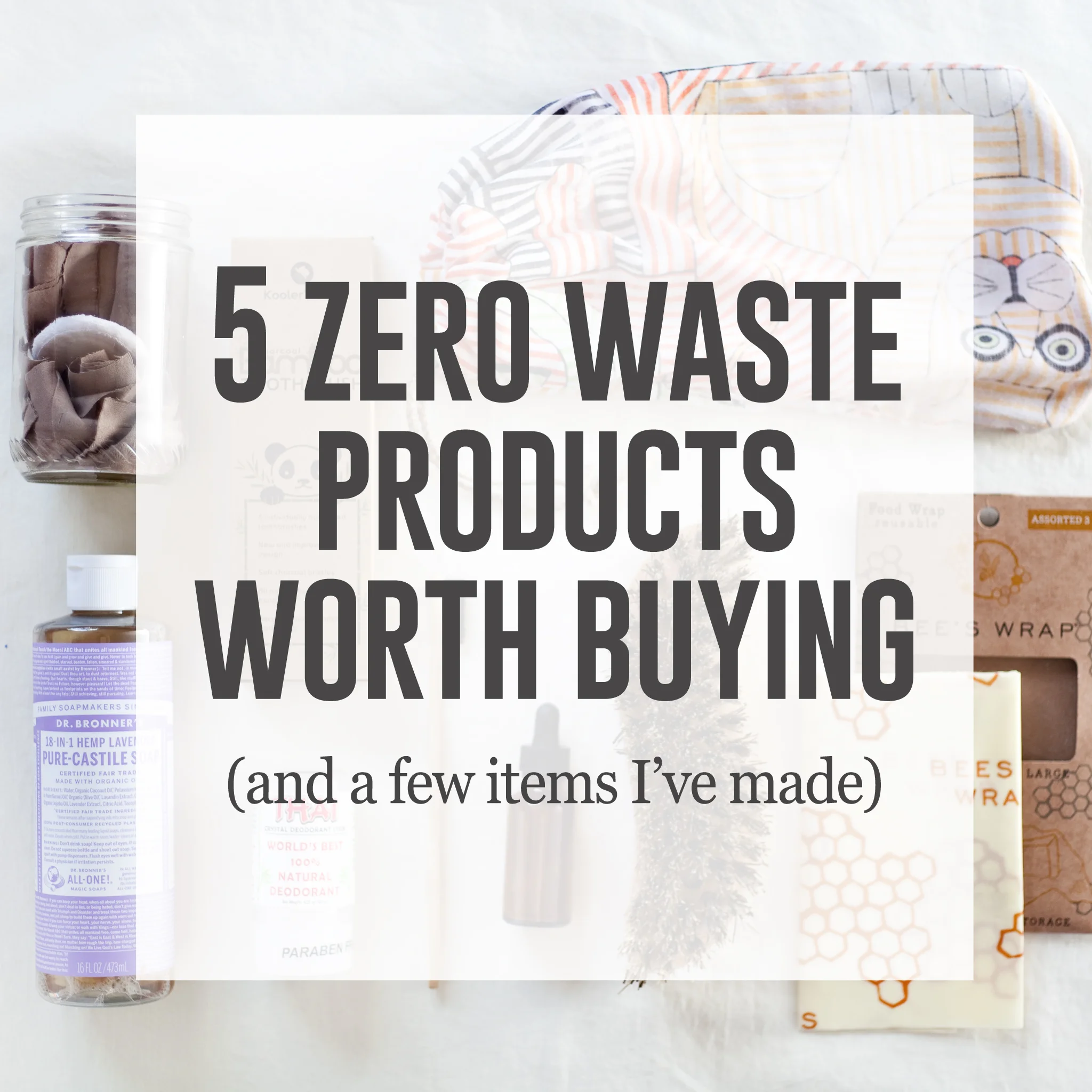 5 zero waste products worth buying 