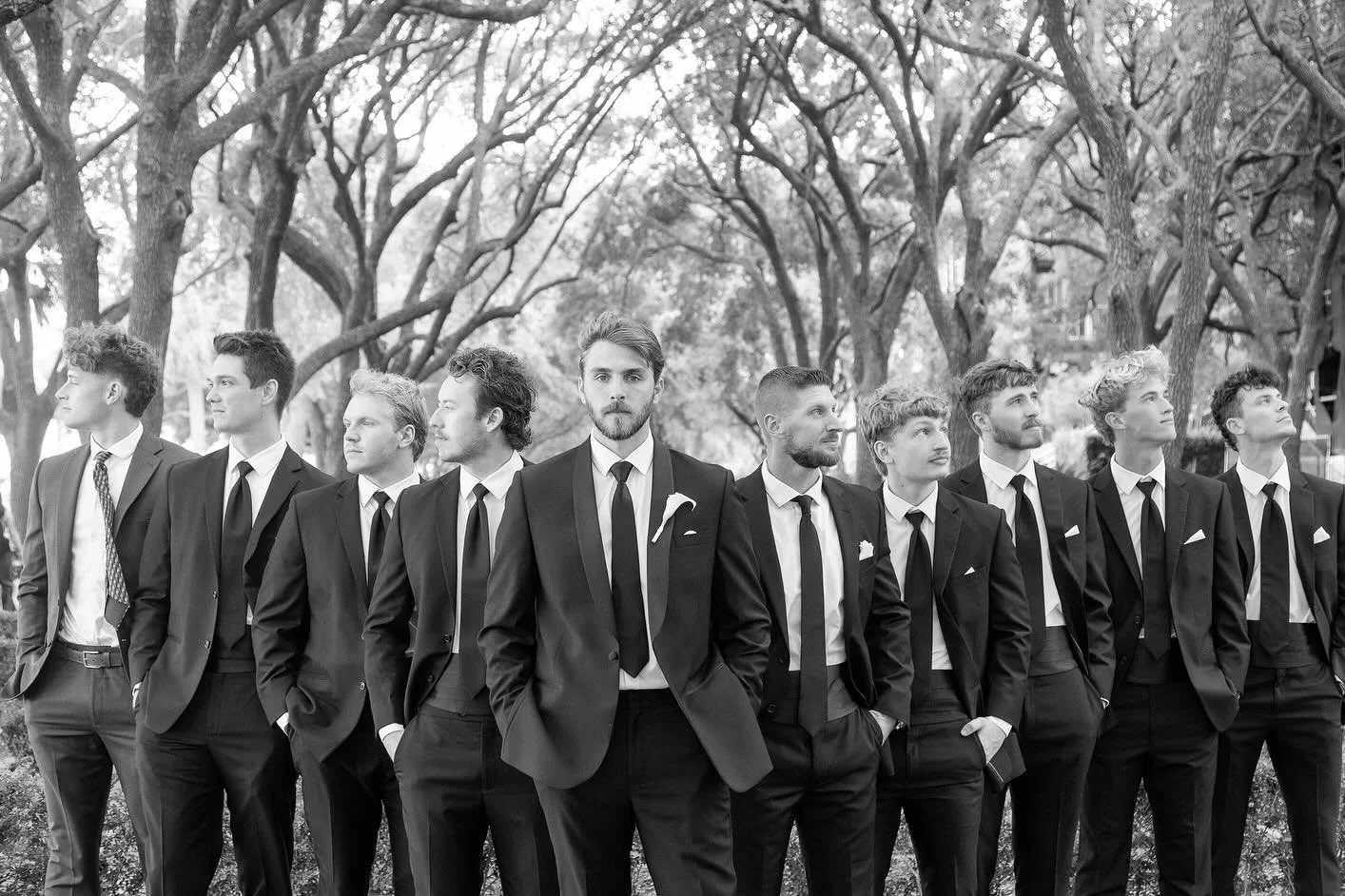 Some favorite horizontal shots from Meghan and Austin&rsquo;s wedding day 🫶🏼