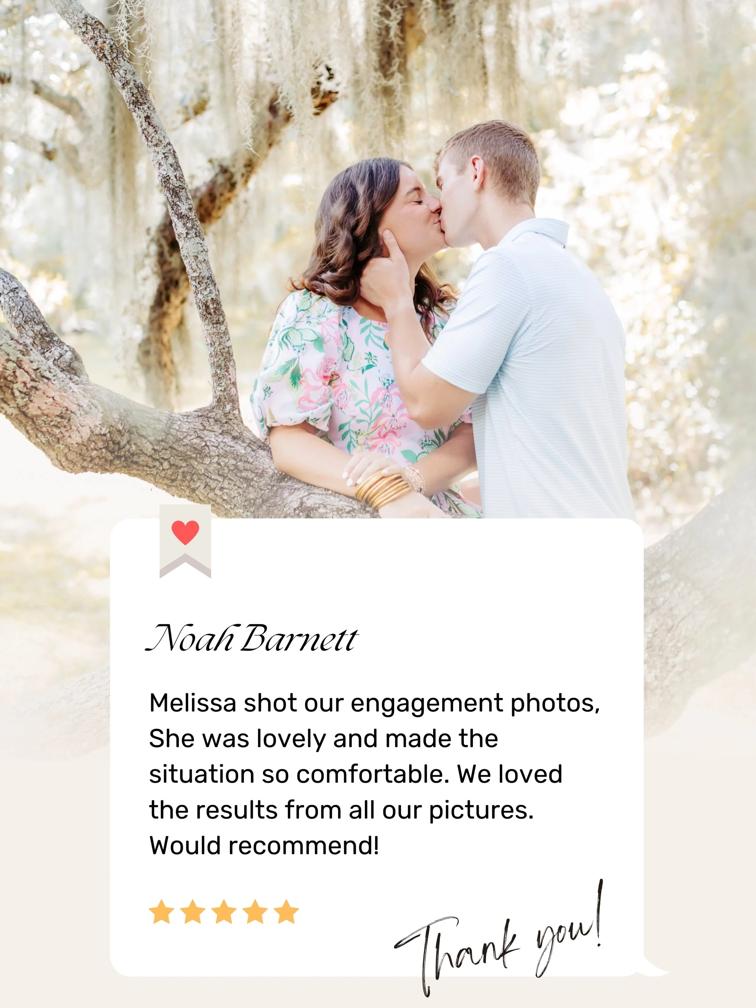 ⭐️⭐️⭐️⭐️⭐️

Client feedback 💖

#isleofpalmsphotographer #kiawahislandphotographer #charlestonfamilyphotographer