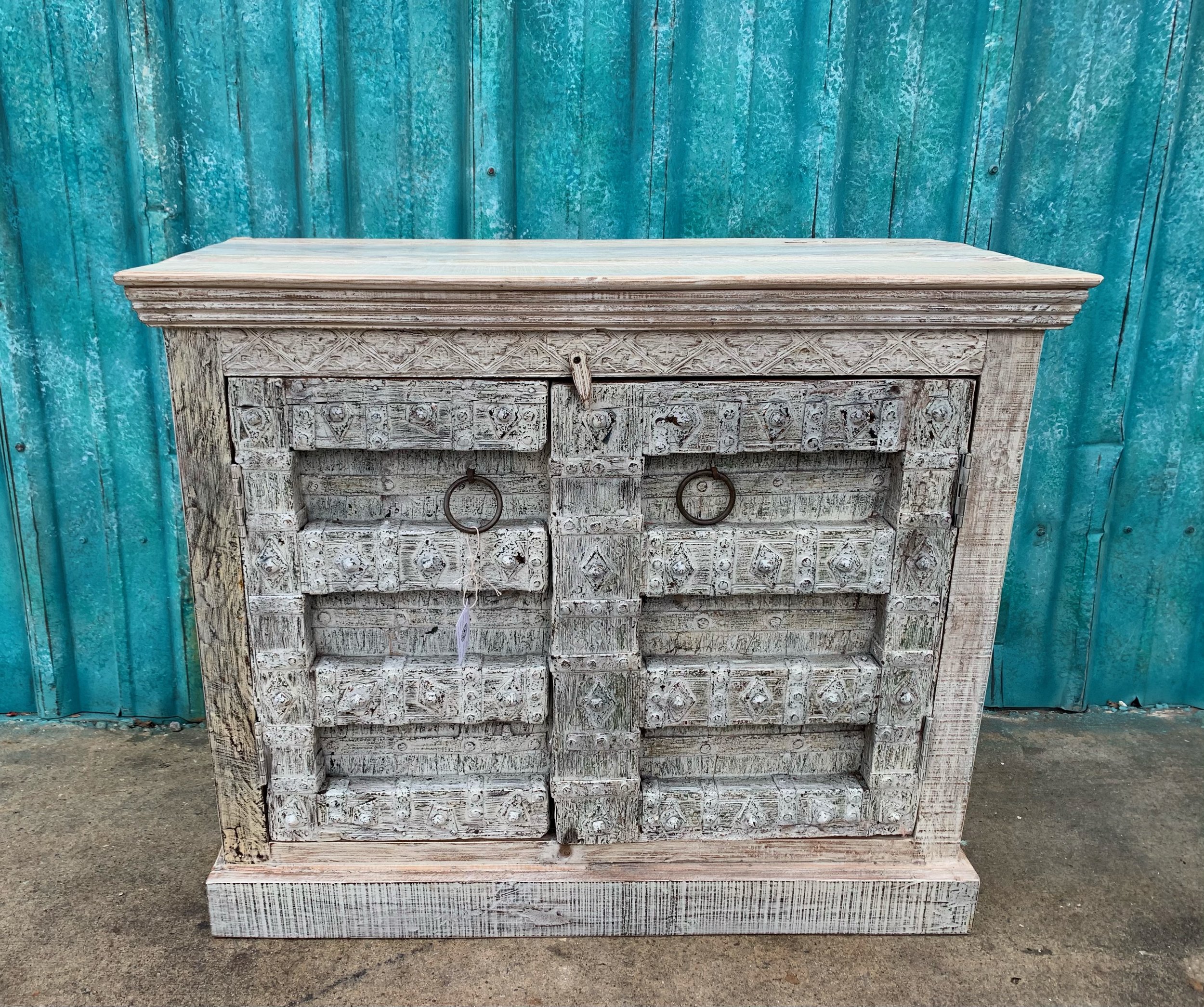 Old Door Cabinet - 47” x 21” x 39”
