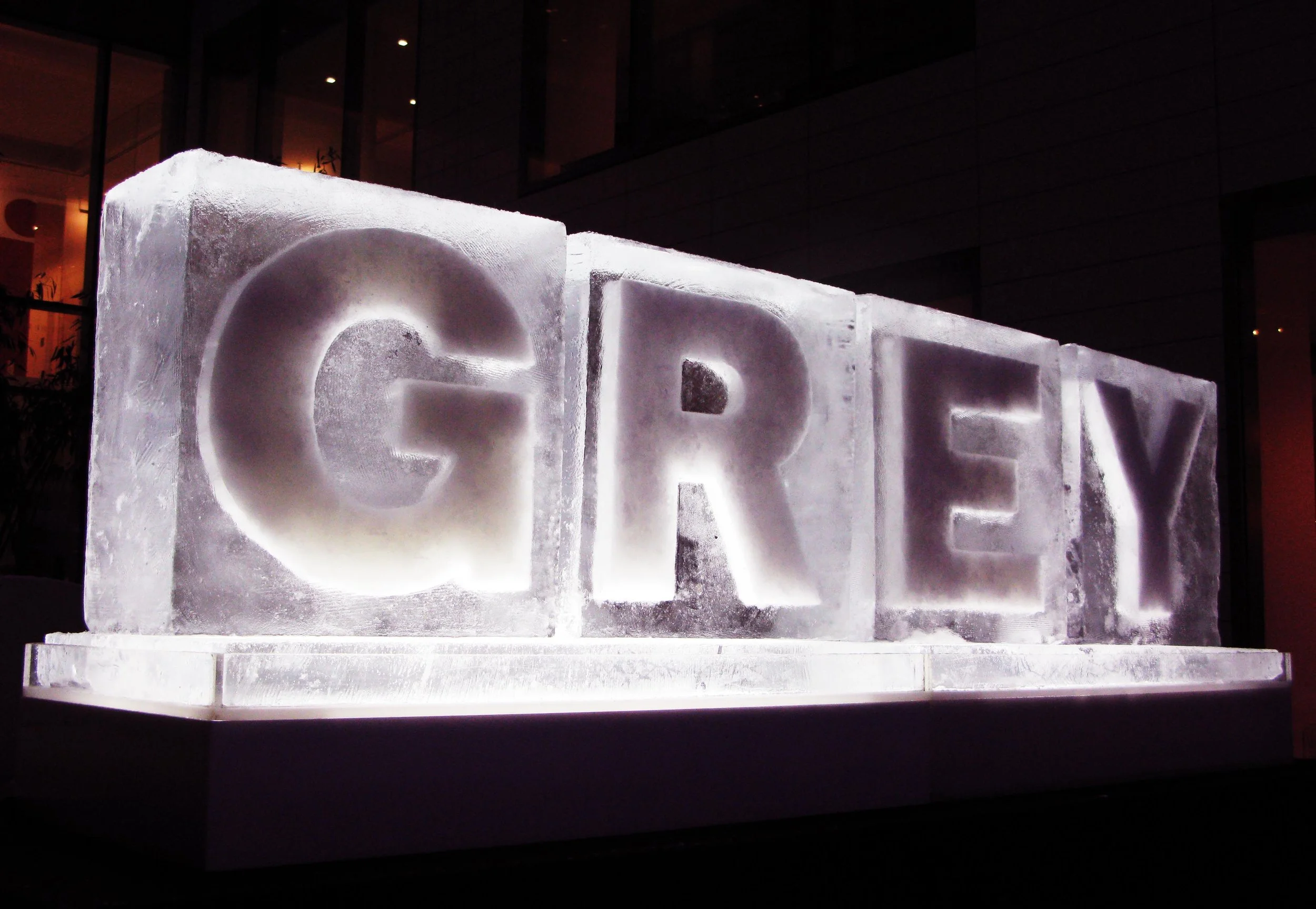 Block Tableaus with Snowfill Letters (GREY)