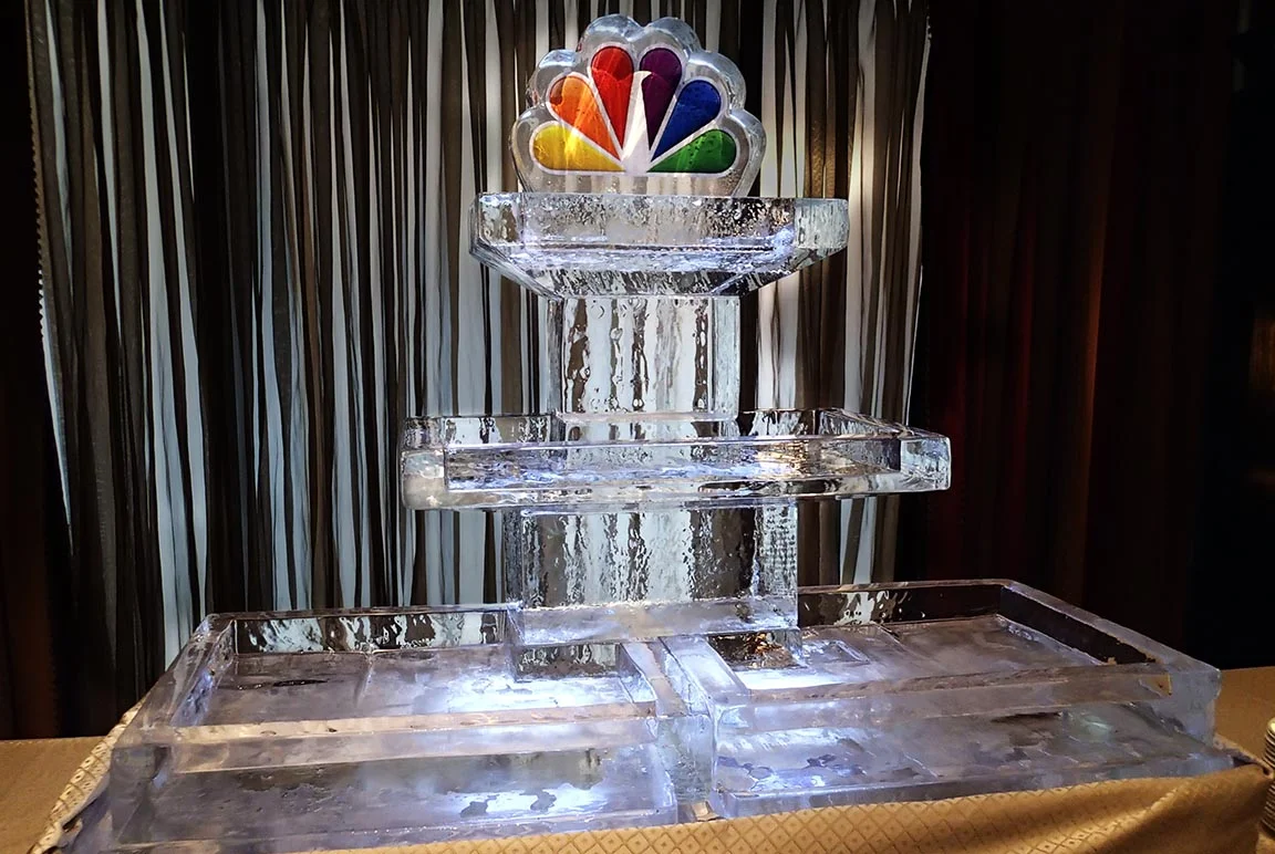 3 Tier Cascade Raw Bar with Logo Top (NBC)