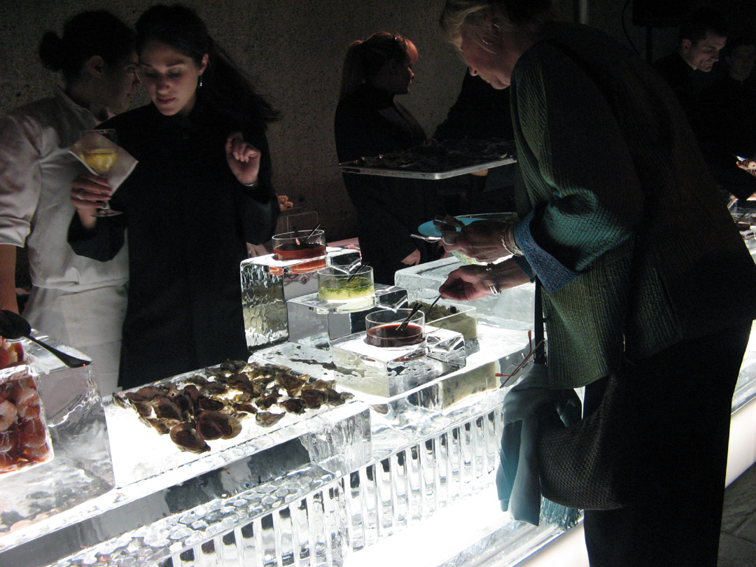 Custom Floor Up Raw Bar