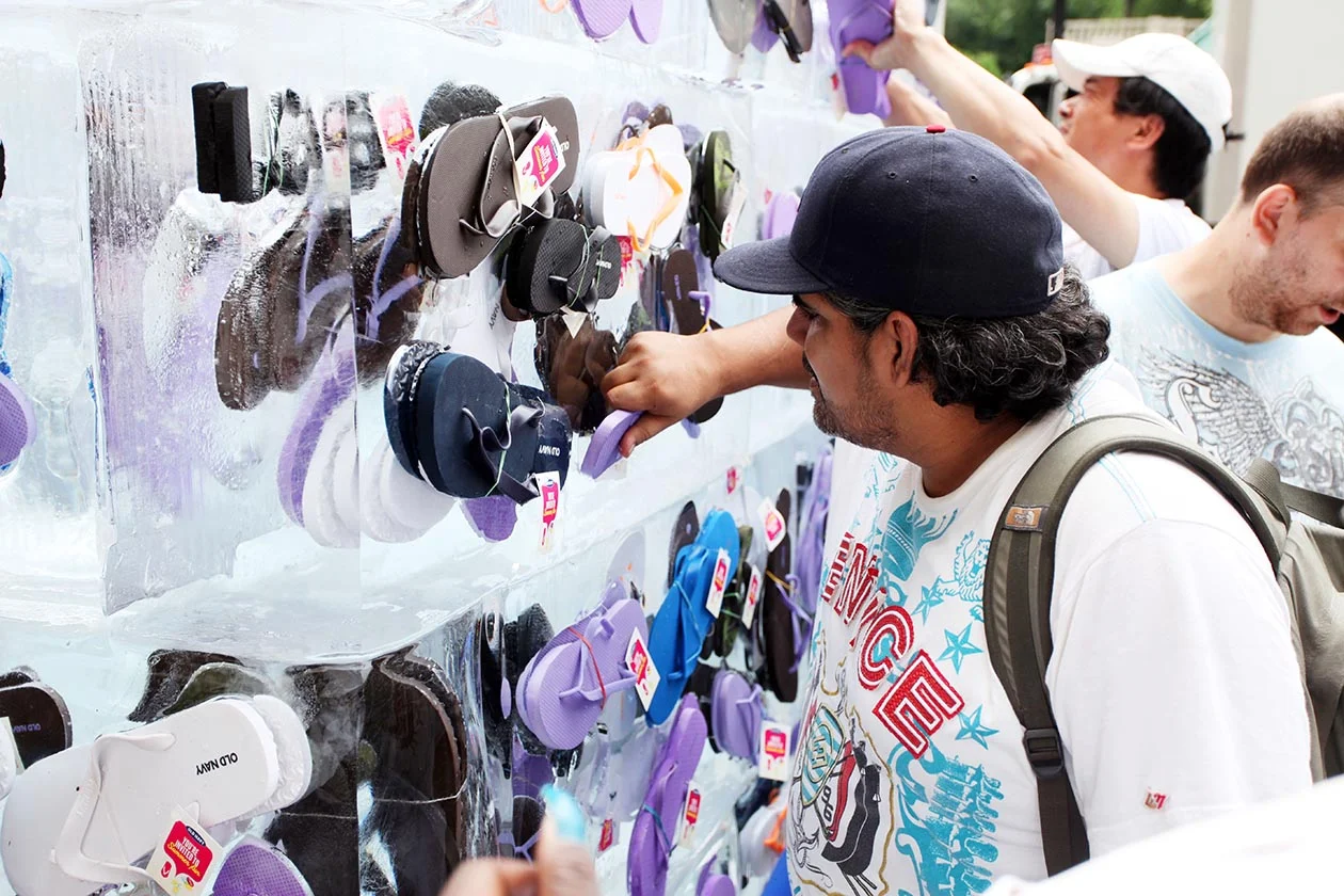 Frozen Flip Flop Installation