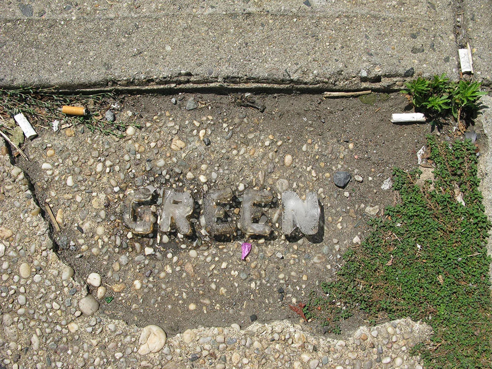 Melting Ice Letters (GREEN)