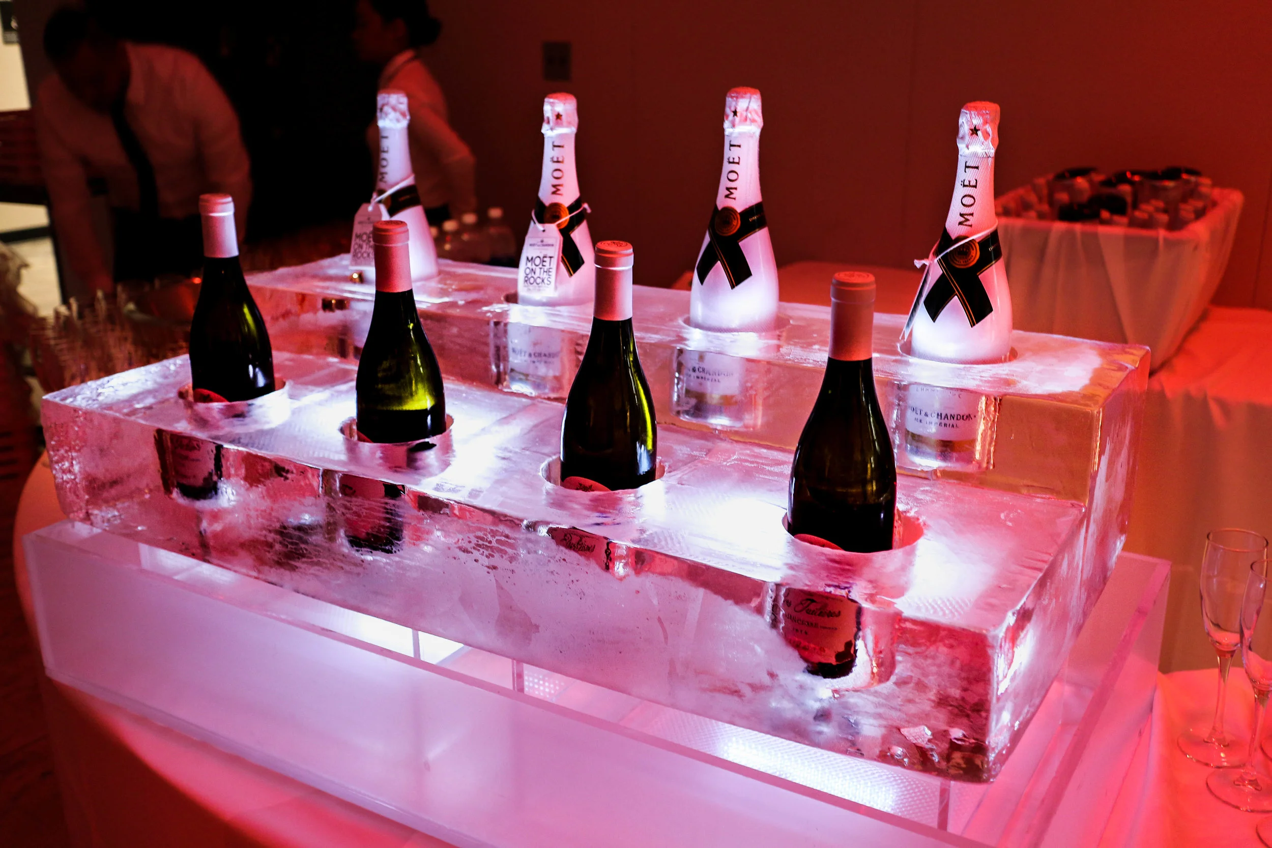 Two Tier Bottle Chiller Display