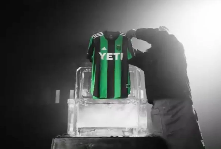 VIDEO: Ice Cooler Sculpture for YETI × Austin FC Jersey Launch