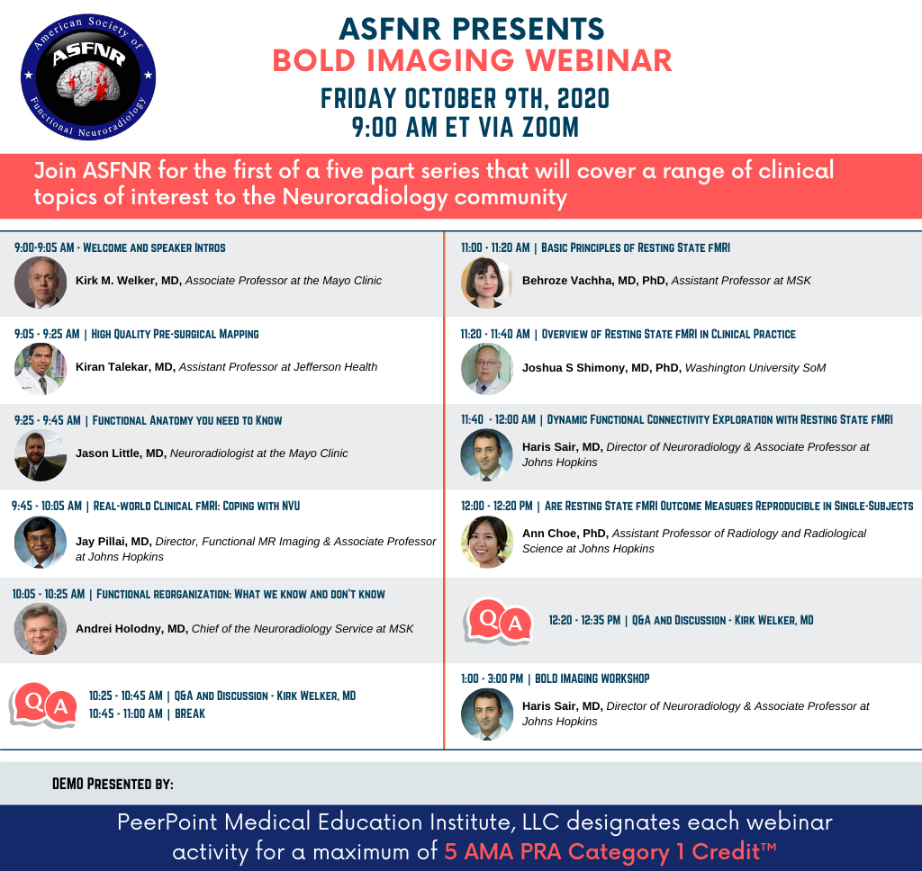 ASFNR Webinar Series