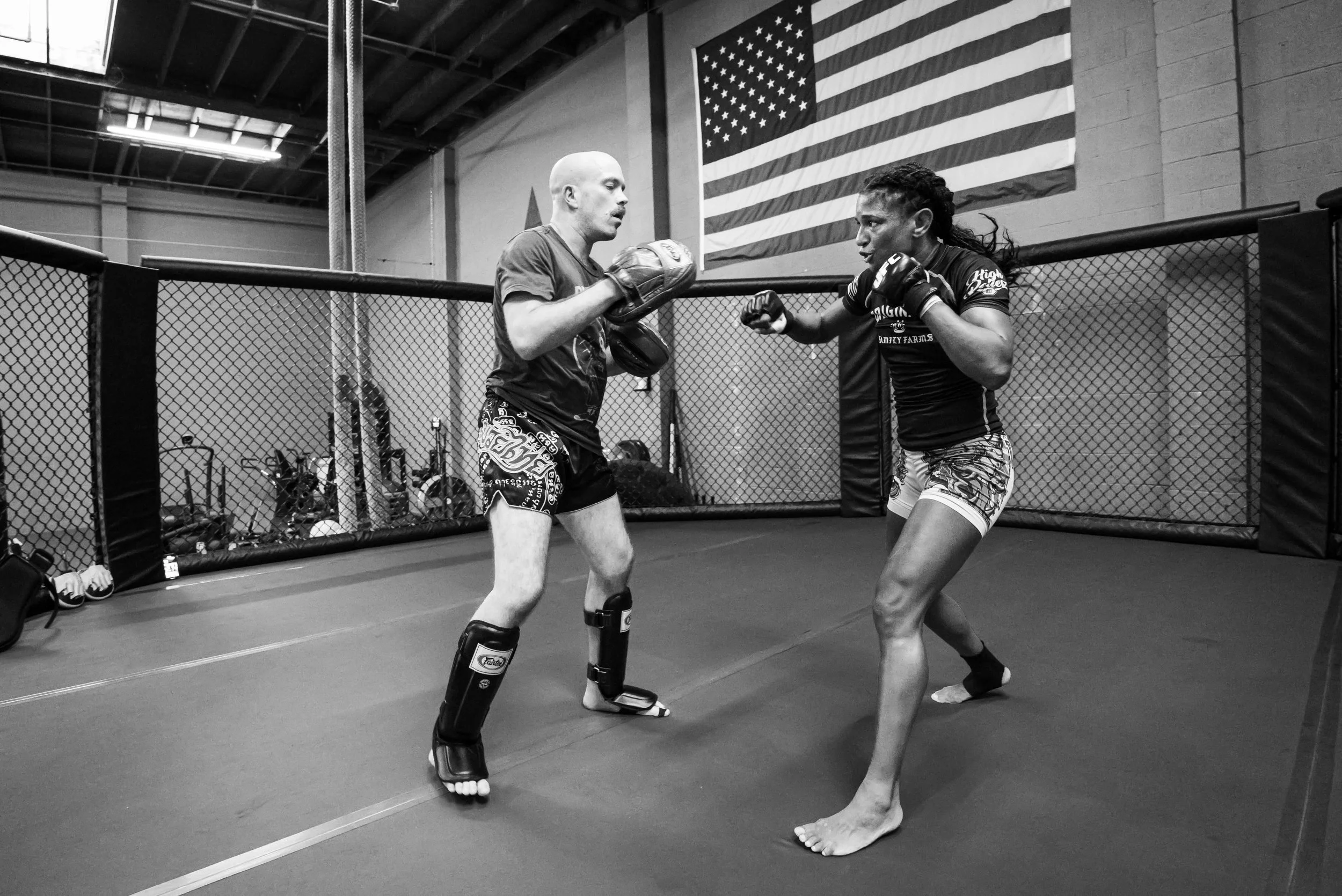  Angela “Overkill” Hill captured training at Weck Method. San Diego, CA. 2023. 