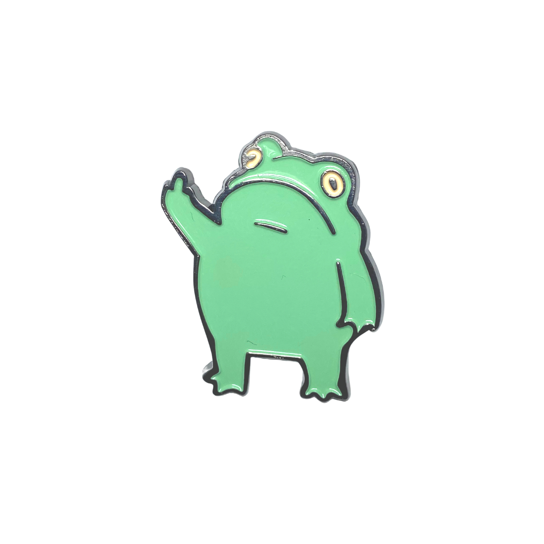 The Friendly Frog - Enamel Pin — Katie Thompson