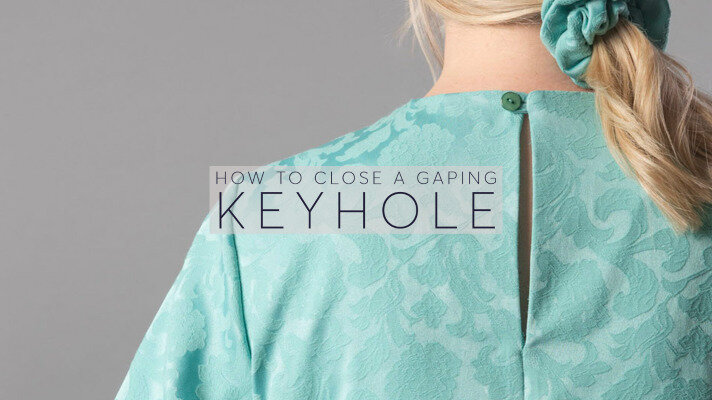 Ingrid - How to Close a Gaping Back Keyhole — Homer + Howells