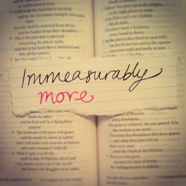 Living in Light of God’s Immeasurable Ability
